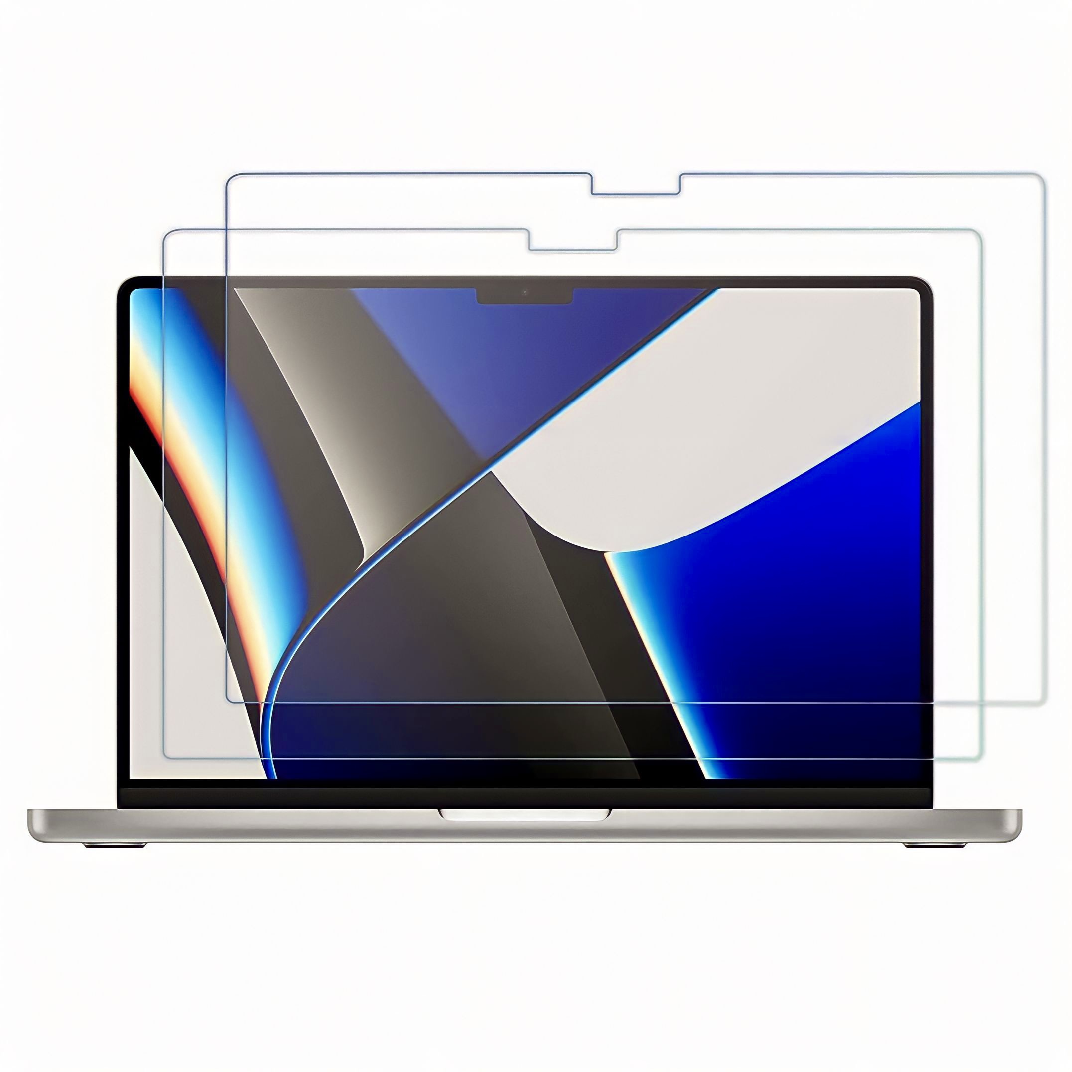 REF 3031 Pack de 2 x Verres de protection ecran MacBook PRO 14p 2022 M2 PRO et M2 MAX