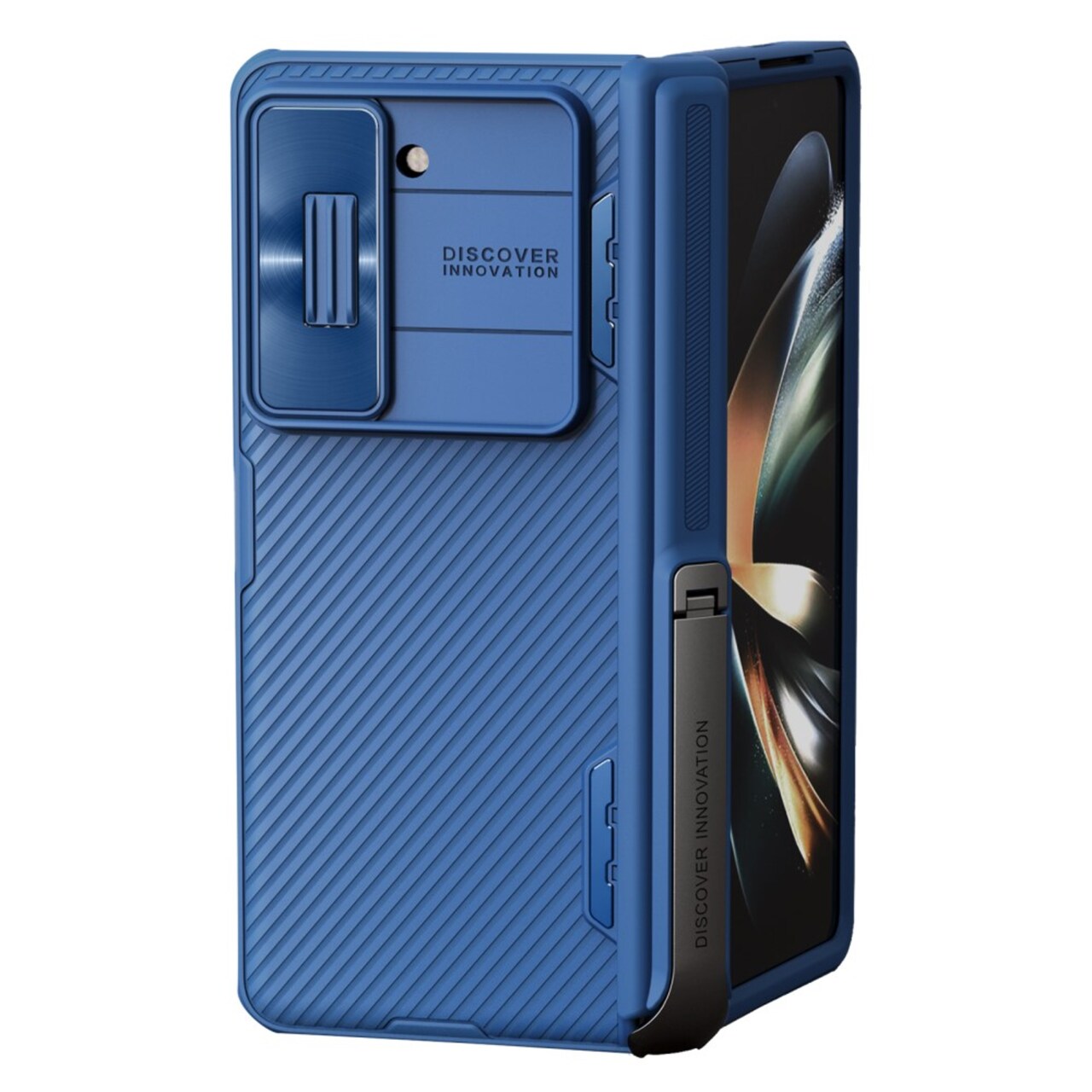 REF 3116 Samsung Galaxy Z FOLD 5 Coque de Protection Dresde Bleu