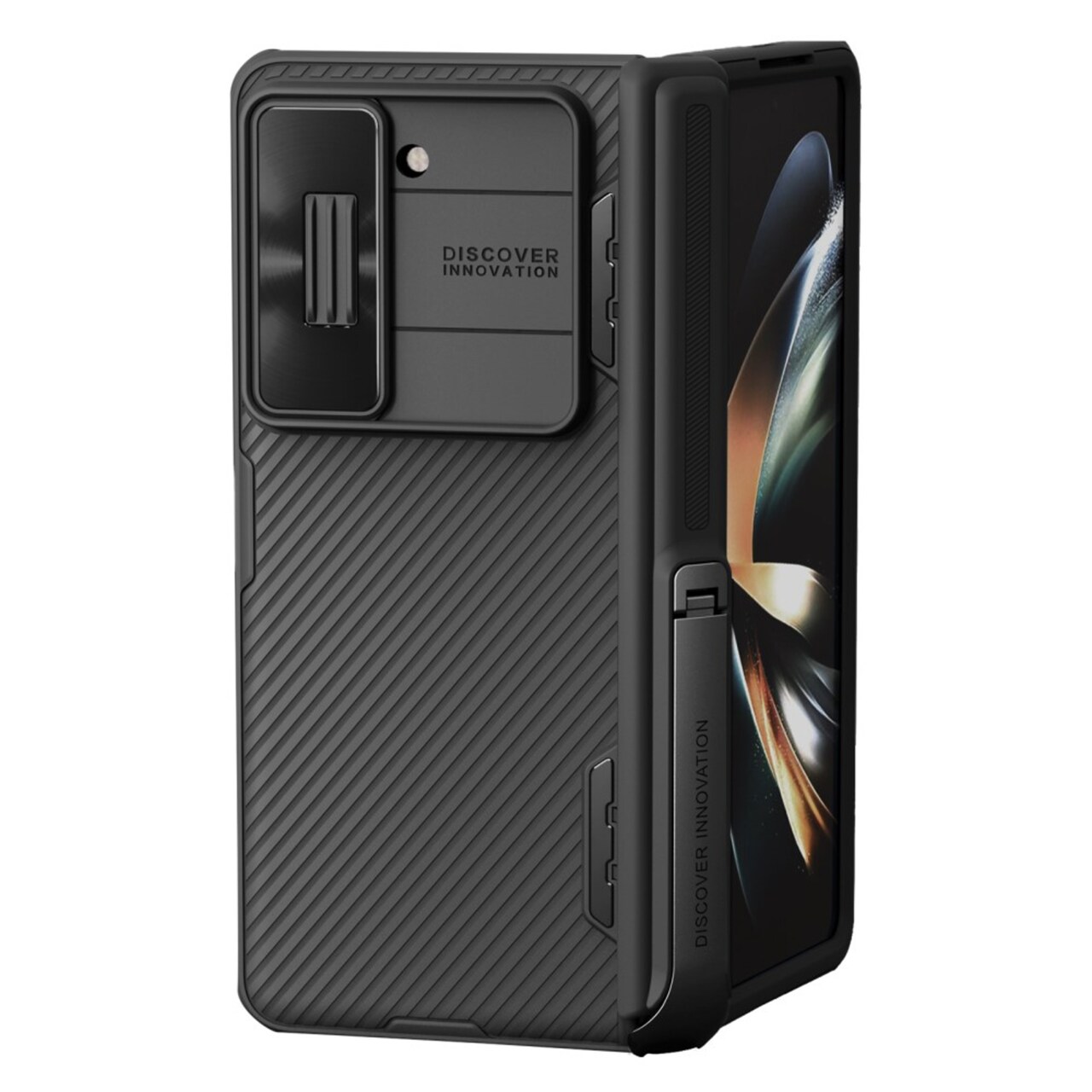 REF 3115 Samsung Galaxy Z FOLD 5 Coque de Protection Dresde Noir