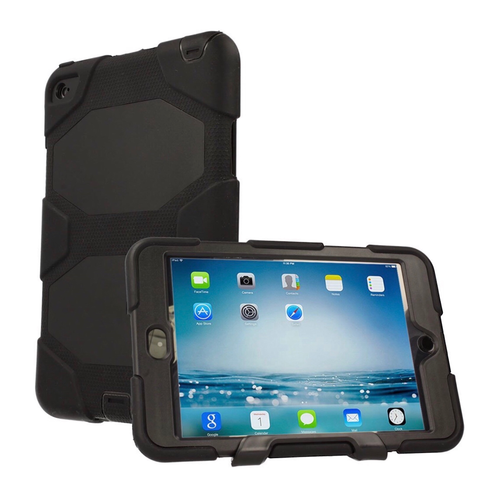 iPad Mini 4 Coque renforcee Vegas avec film rigide de protection ecran