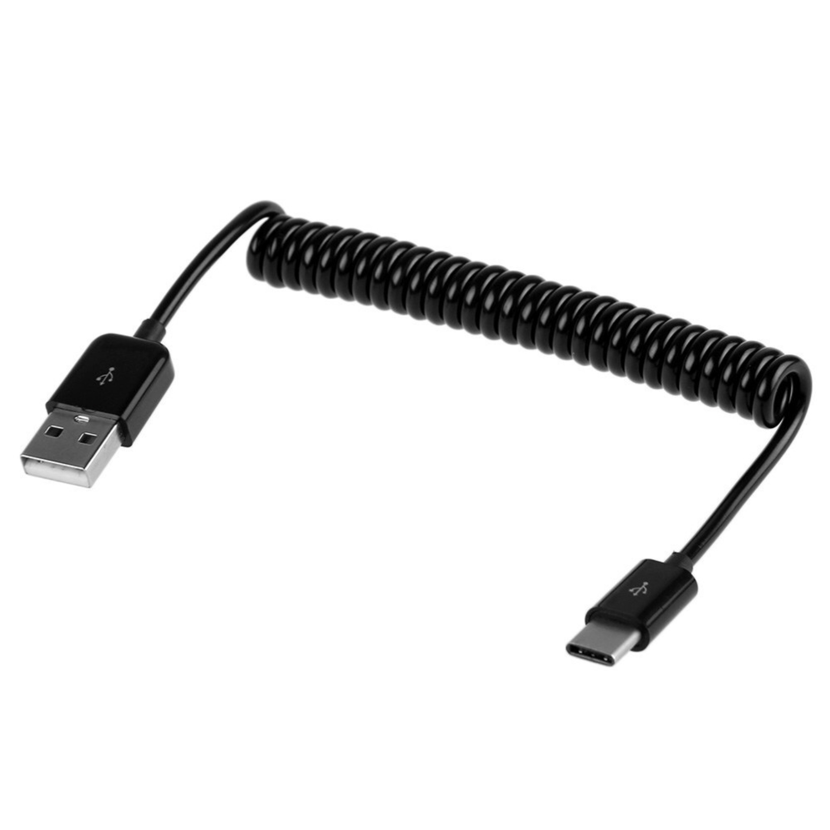 Cable Spirale extensible 30cm USBC vers USB 3.0 Samsung/Charge et