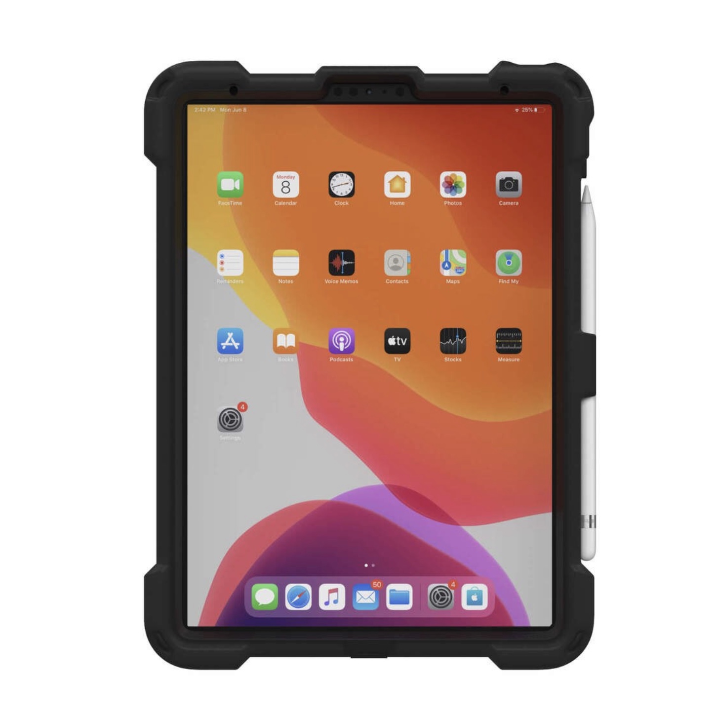 iPAD PRO 11 pouces Coque renforcee Sangle main et Film rigide