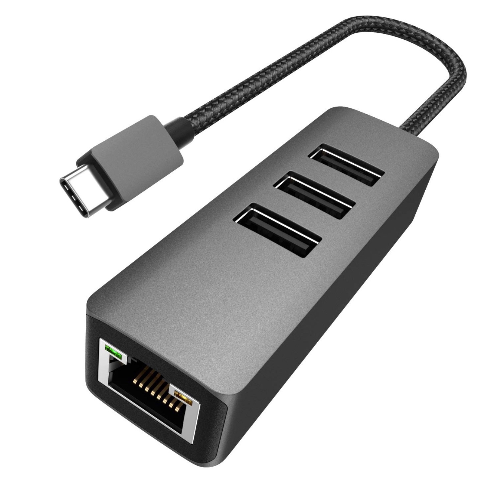 Adaptateur En Usb C Vers X Usb Et Ethernet Rj Microsoft Charge Synchronisation