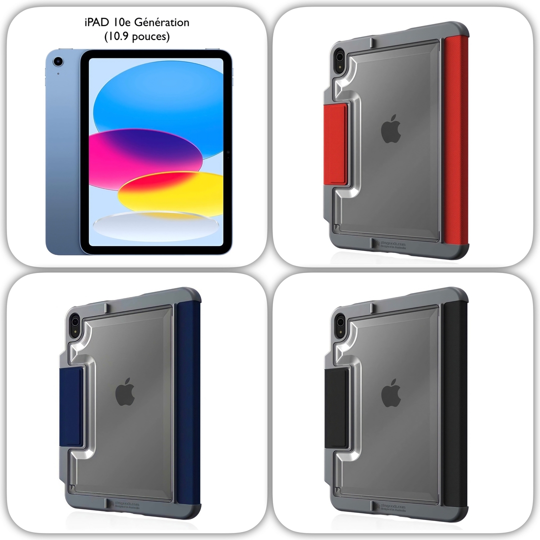 REF 2965 Etui Folio Renforce Dux Plus iPAD 10e Gen 10.9 pouces