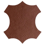 logo cuir marron