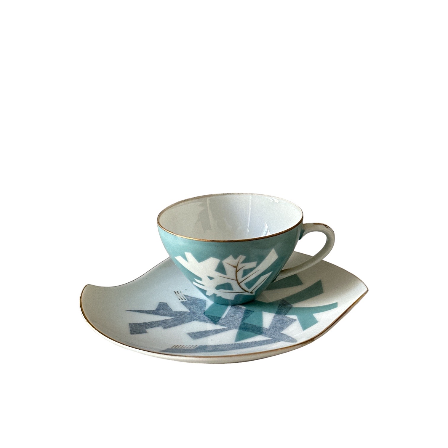 Tasse et soucoupe JYOTO. BroTasJ2. La Route des Rois. Brocante
