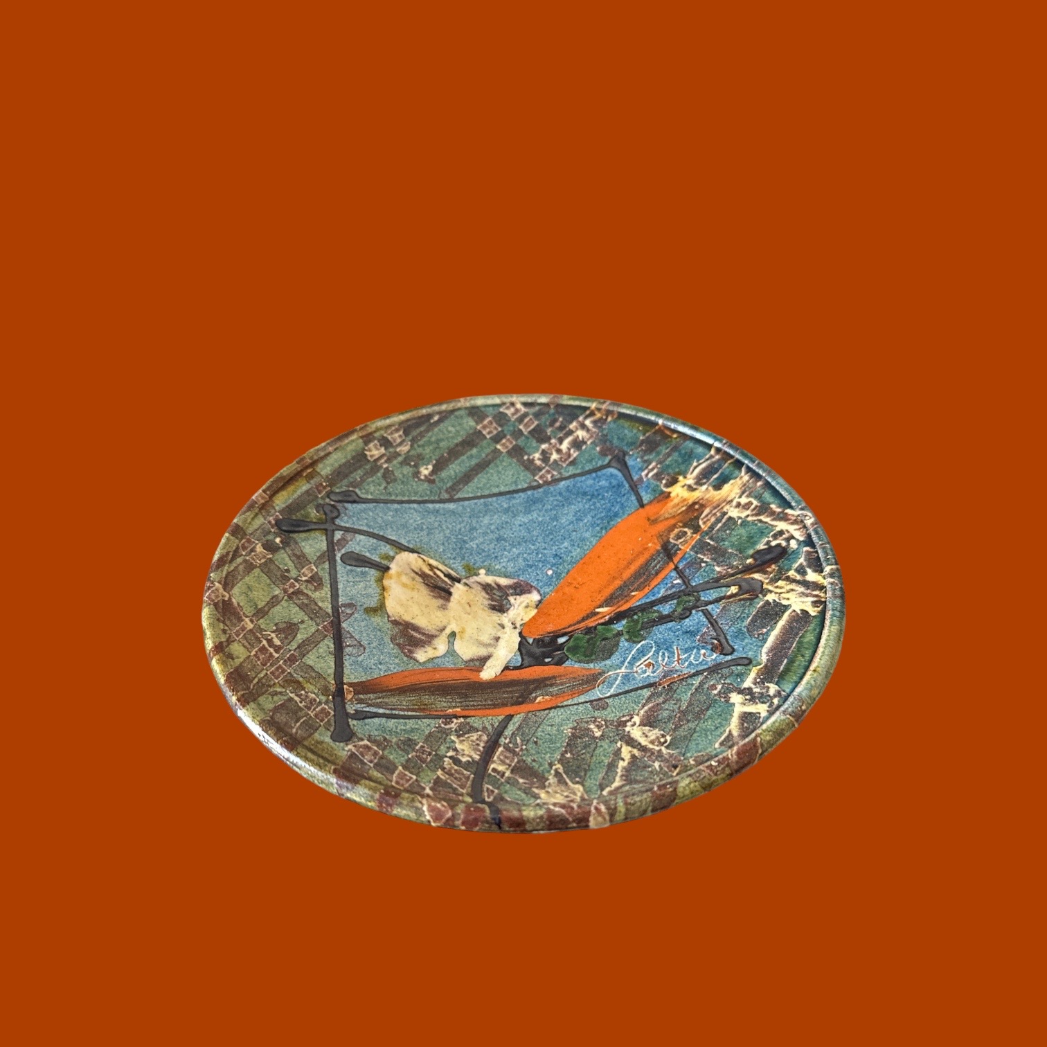 Assiette héllebore (21x4cm)