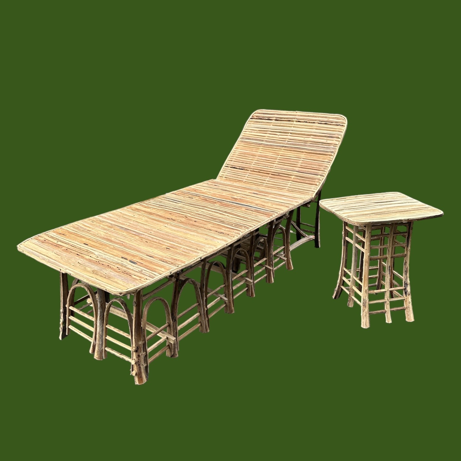 Meuble Artisanal en Bois de Palmier Dattier-Ensemble belle saison-Egypte. MobPClArT. La Route des Rois. Lifestyle. Mobilier artisanal