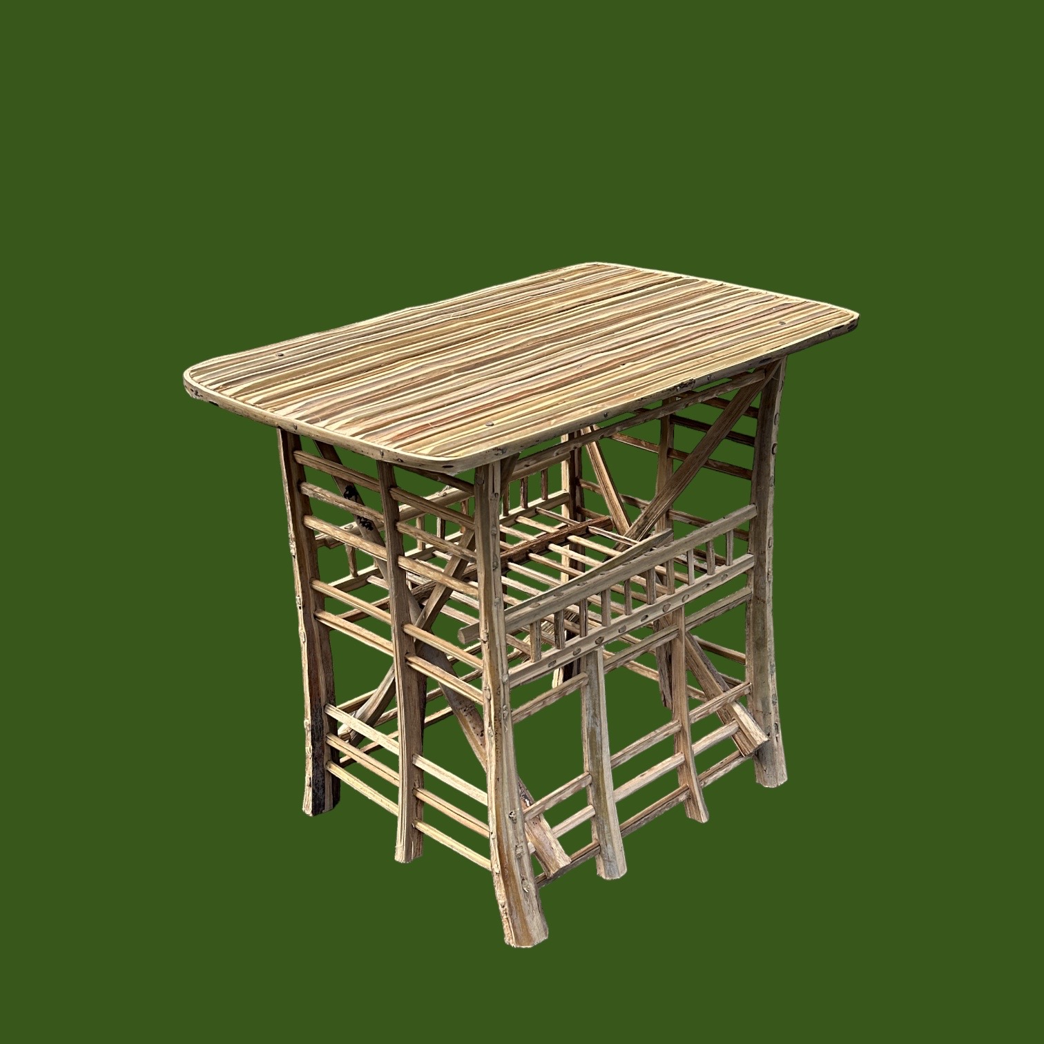 Meuble Artisanal en Bois de Palmier Dattier-Table Aria-Egypte-MobArT. La Route des Rois. Lifestyle. Mobilier artisanal
