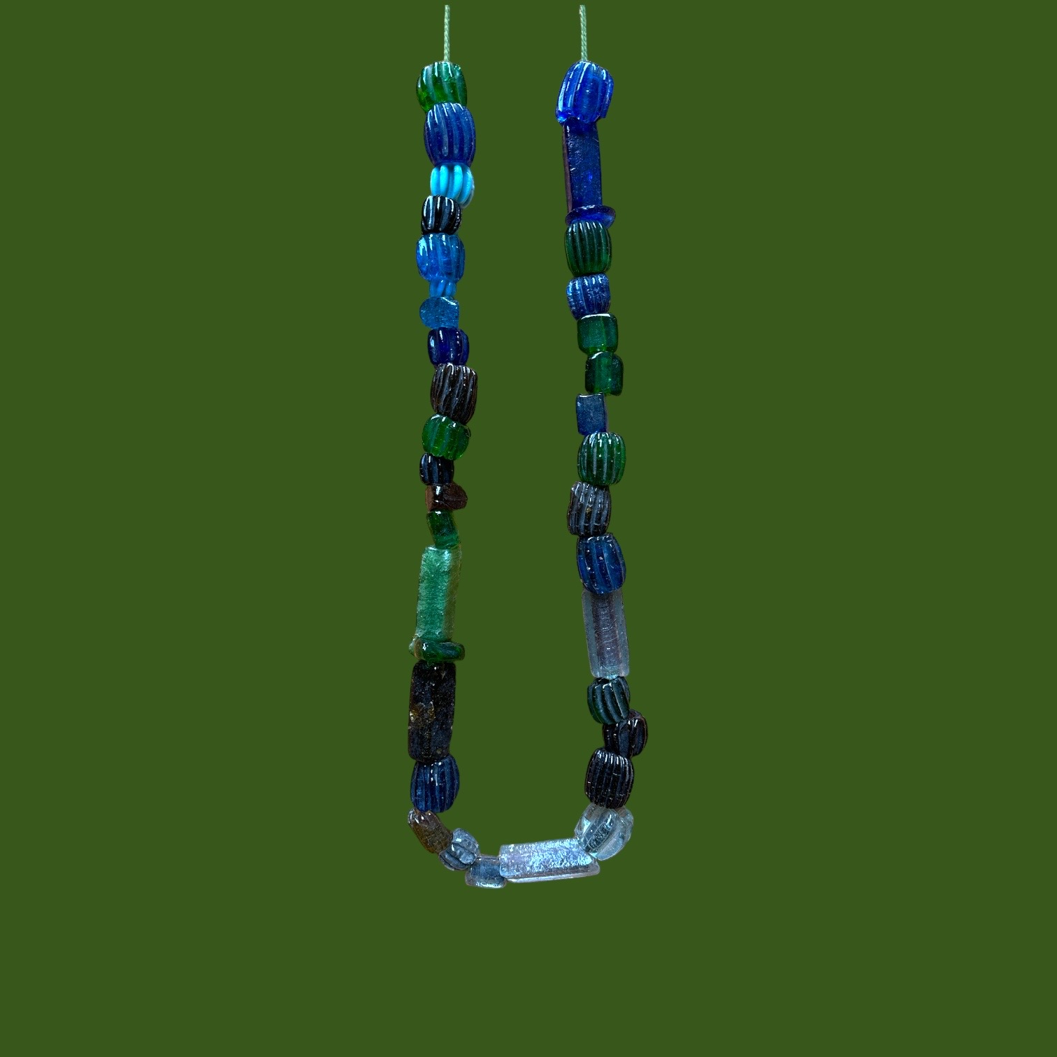 Collier Décoratif Pâte de Verre n°5 (52cm)