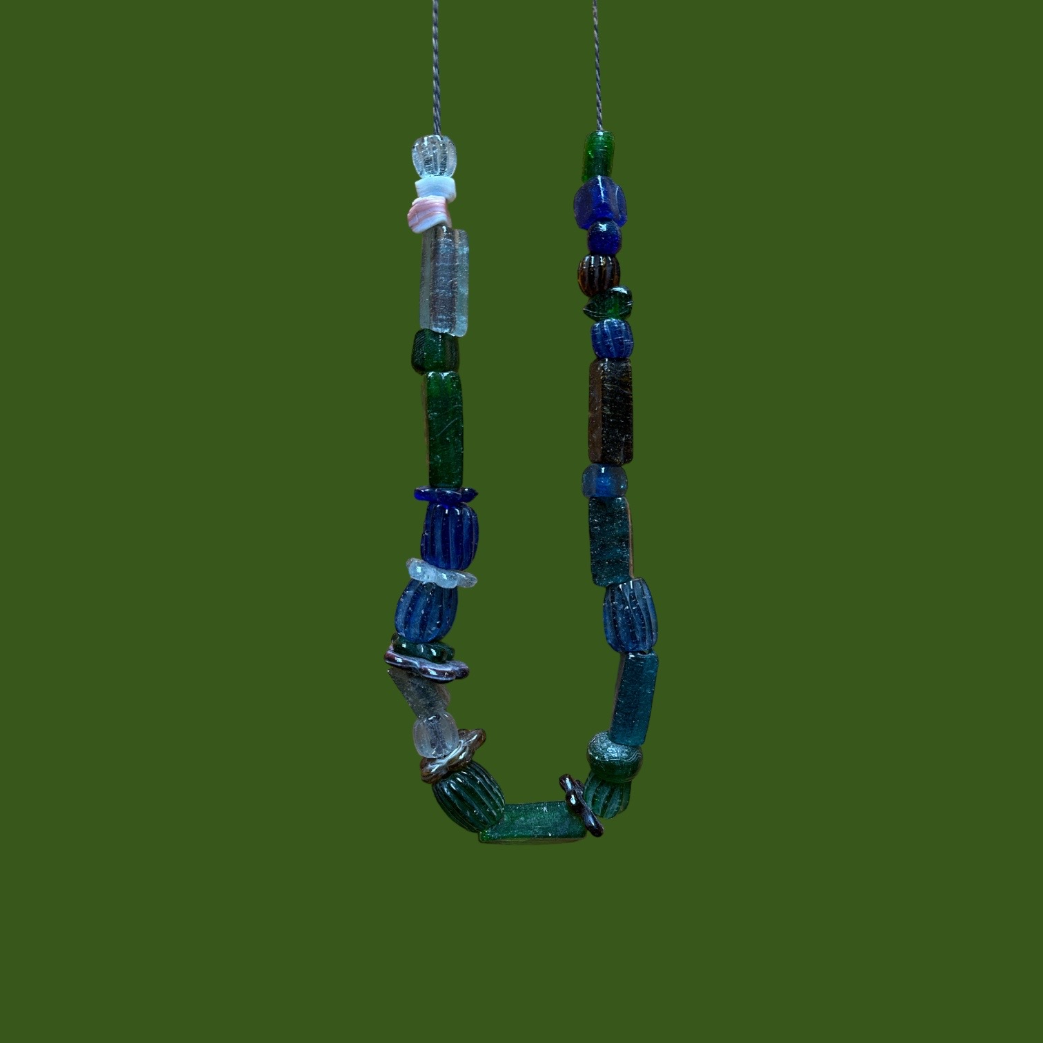 Collier Décoratif Pâte de Verre n°4 (48cm)