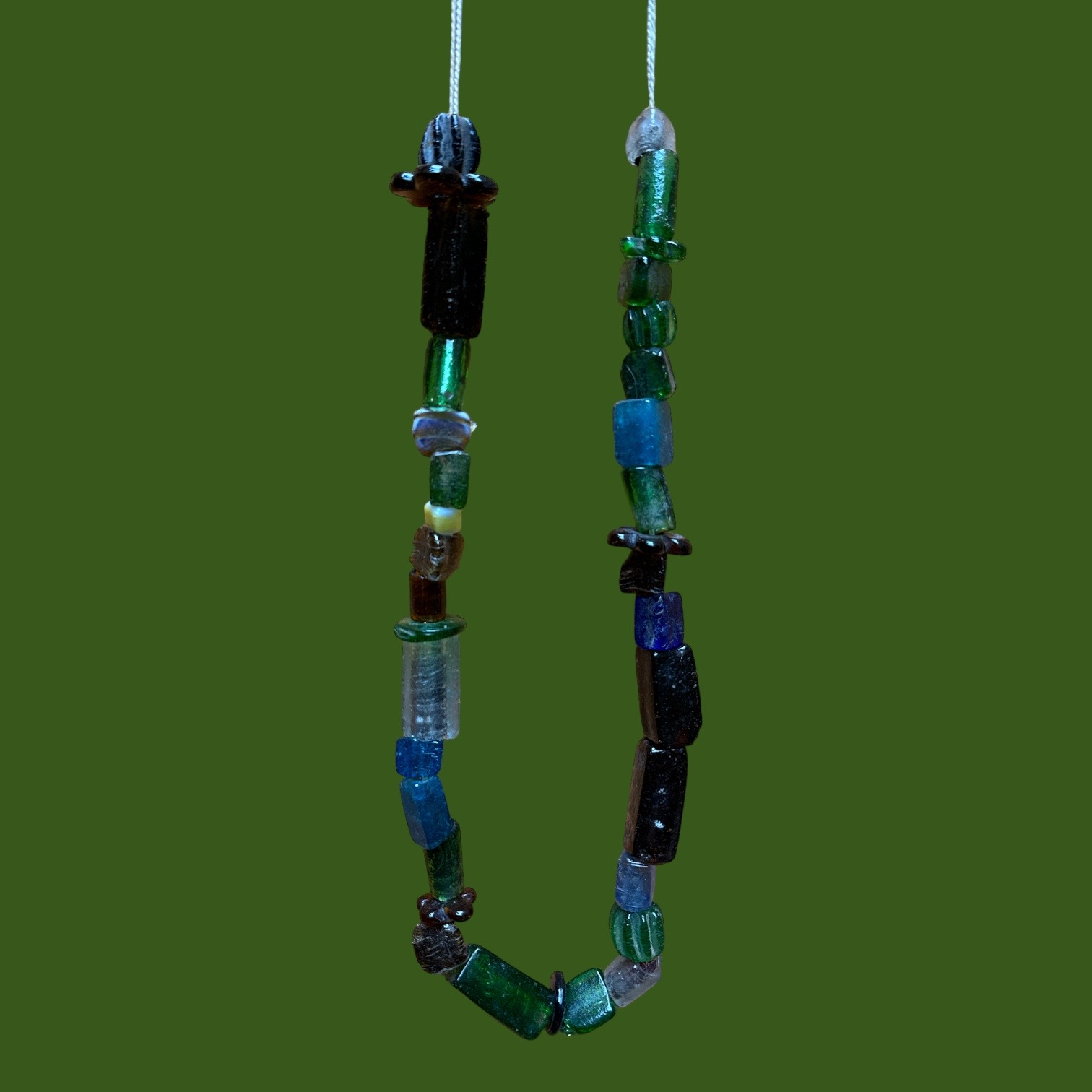 Collier Décoratif Pâte de Verre n°2 (44cm)