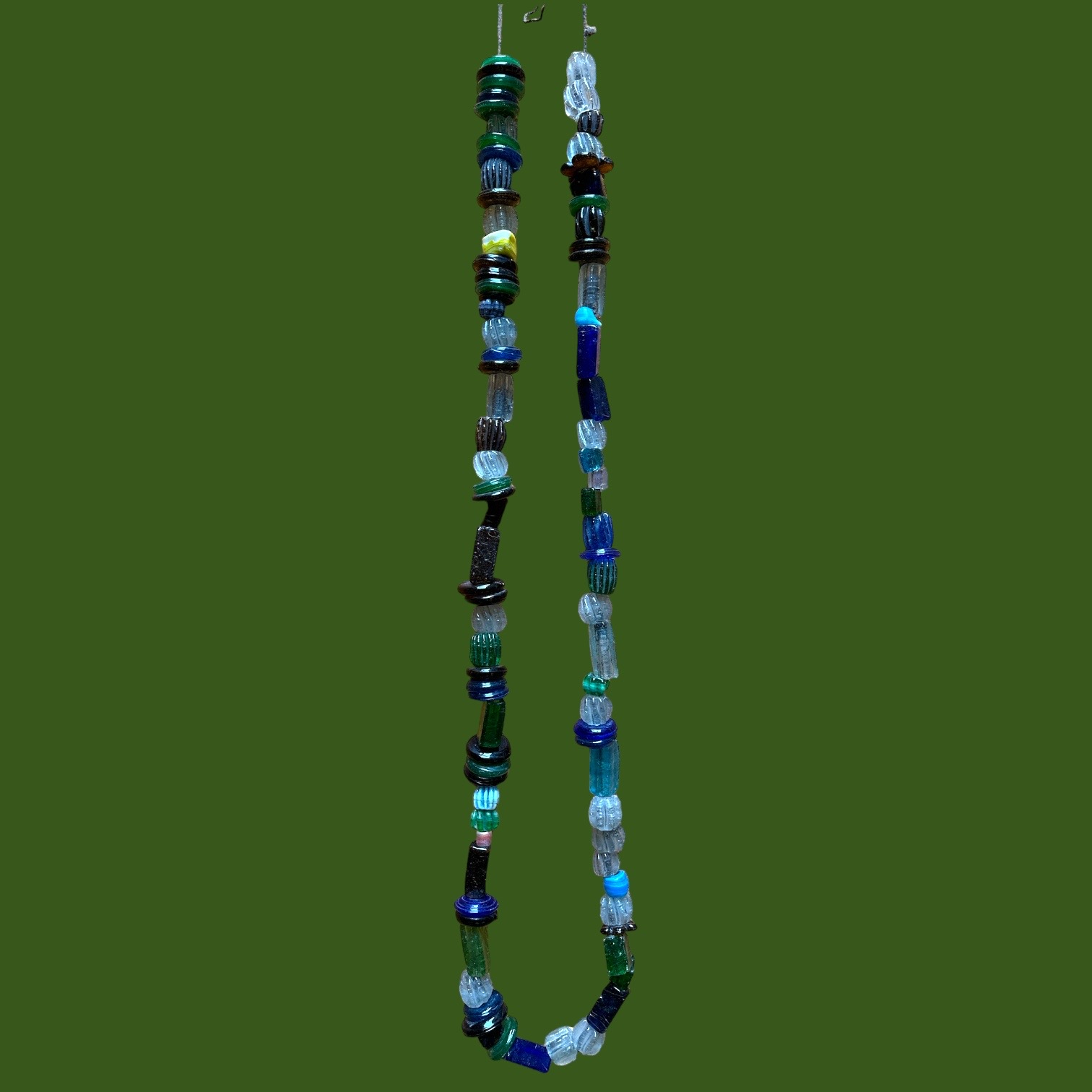 Collier Décoratif Pâte de Verre n°1 (94cm)