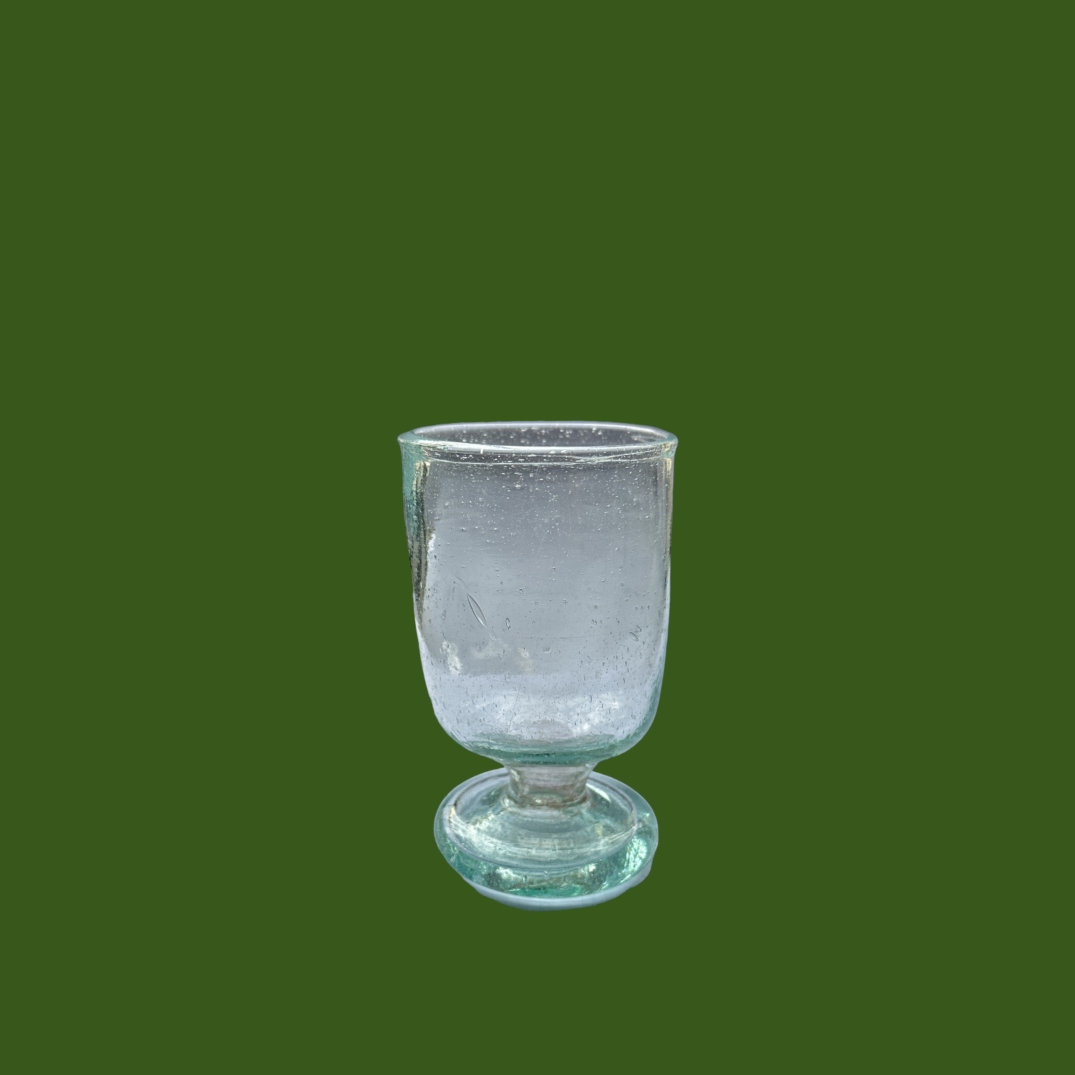 Verre Shérazade incolore Egypte (12x7cm)