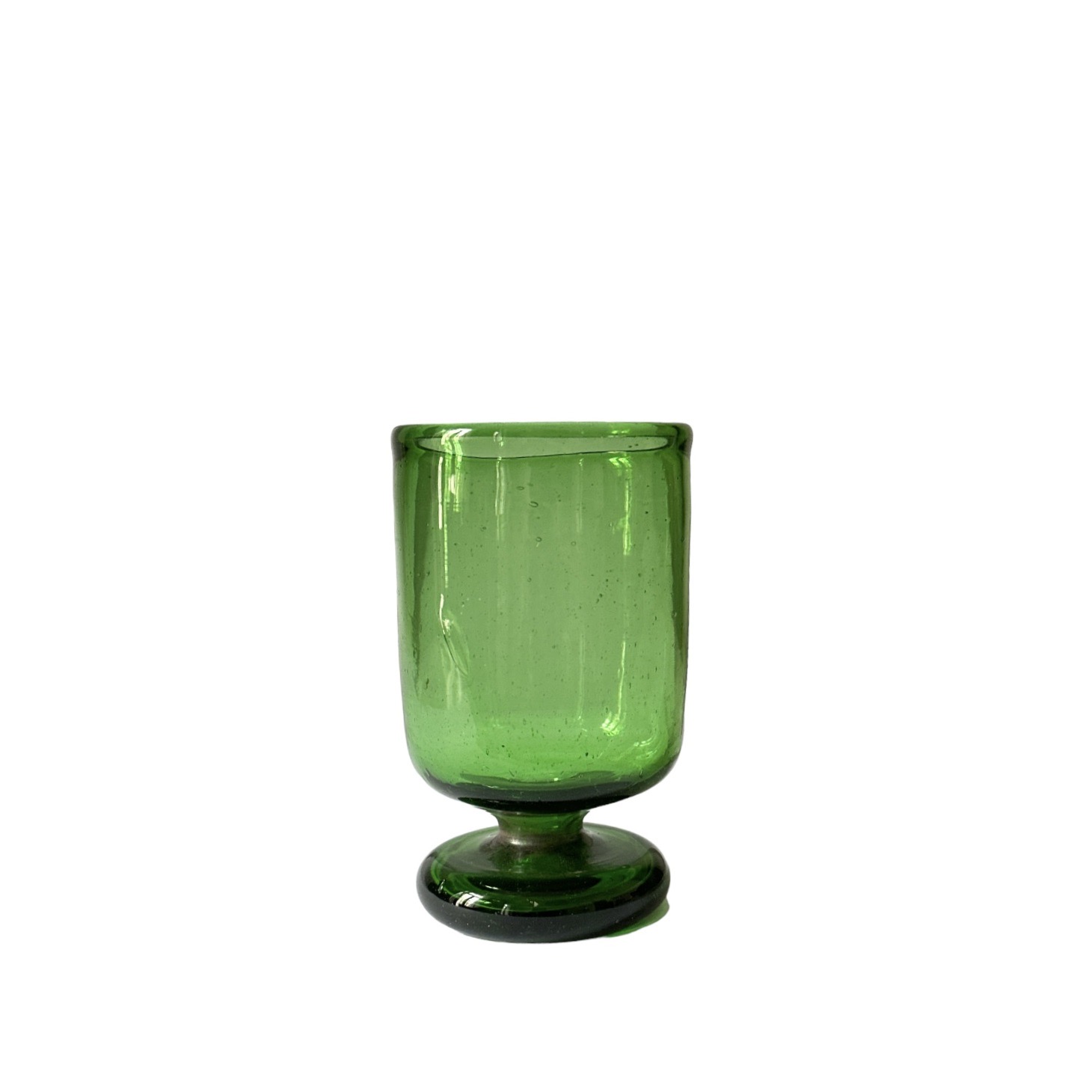 Verre Shérazade vert Egypte. VerSh2. La Route des Rois. Lifestyle. Verre soufflé Egypte