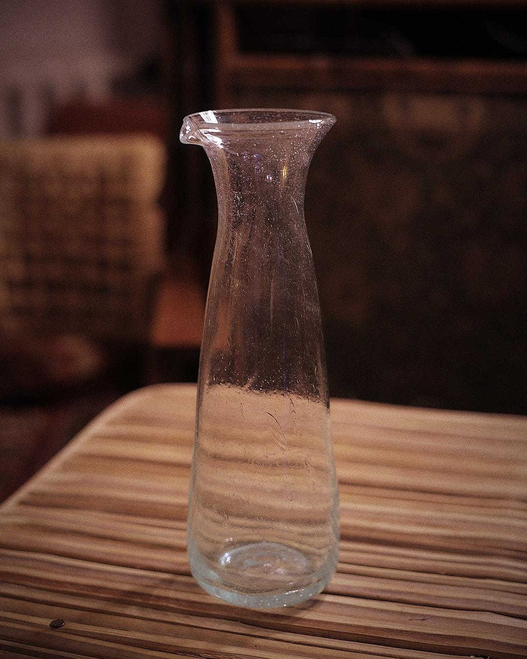 Carafe Hestia incolore Egypte (9x25cm)