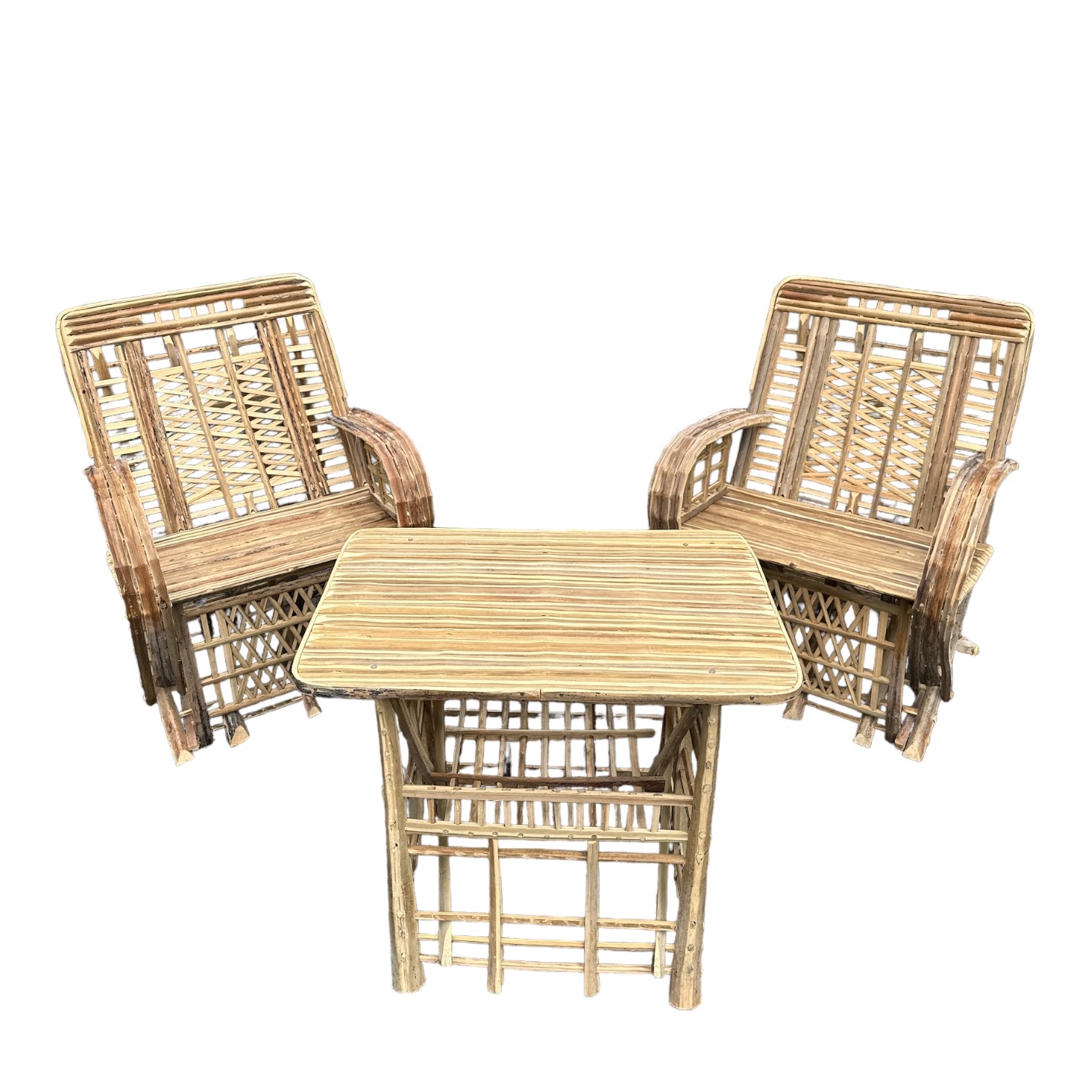 Meubles en palme de dattier-Salon Indoor-Oudoor-Egypte. La Route des Rois. Lifestyle. Mobilier artisanal