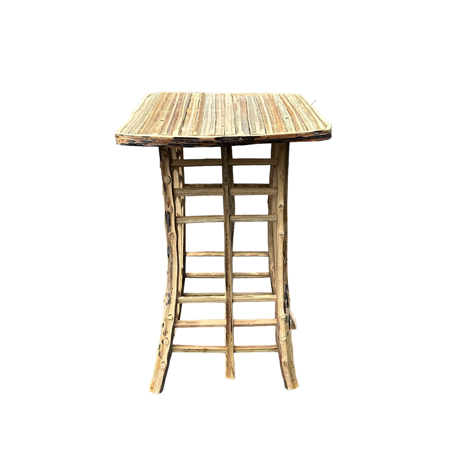 Meuble Artisanal en Bois de Palmier Dattier-Table dAppoint Dora-Egypte. MobDT. La Route des Rois. Lifestyle. Mobilier artisanal