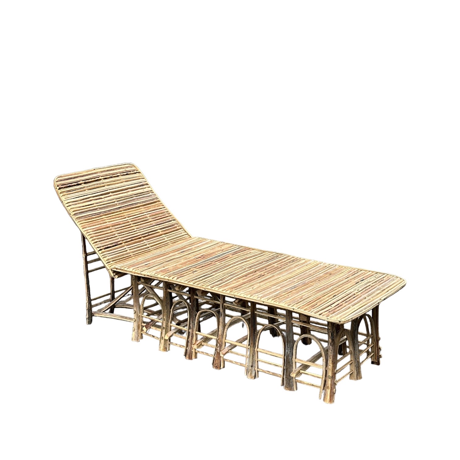 Meuble Artisanal en Bois de Palmier Dattier-Chaise Longue Paloma-Egypte. MobPCl. La Route des Rois. Lifestyle. Mobilier artisanal