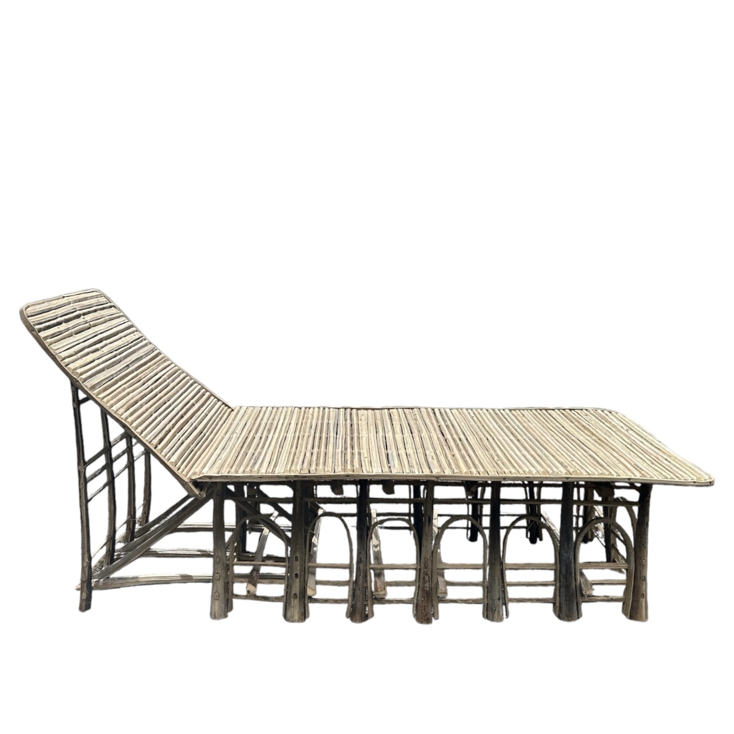 Meuble Artisanal en Bois de Palmier Dattier-Chaise Longue Paloma-Egypte. MobPCl. La Route des Rois. Lifestyle. Mobilier artisanal
