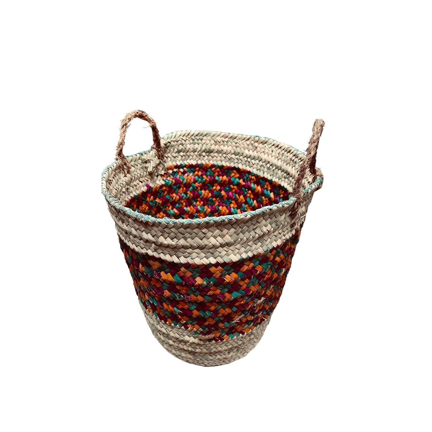 Panier Méroé Palmier dattier. VanPanMg1. La Route des Rois. Lifestyle. Vannerie