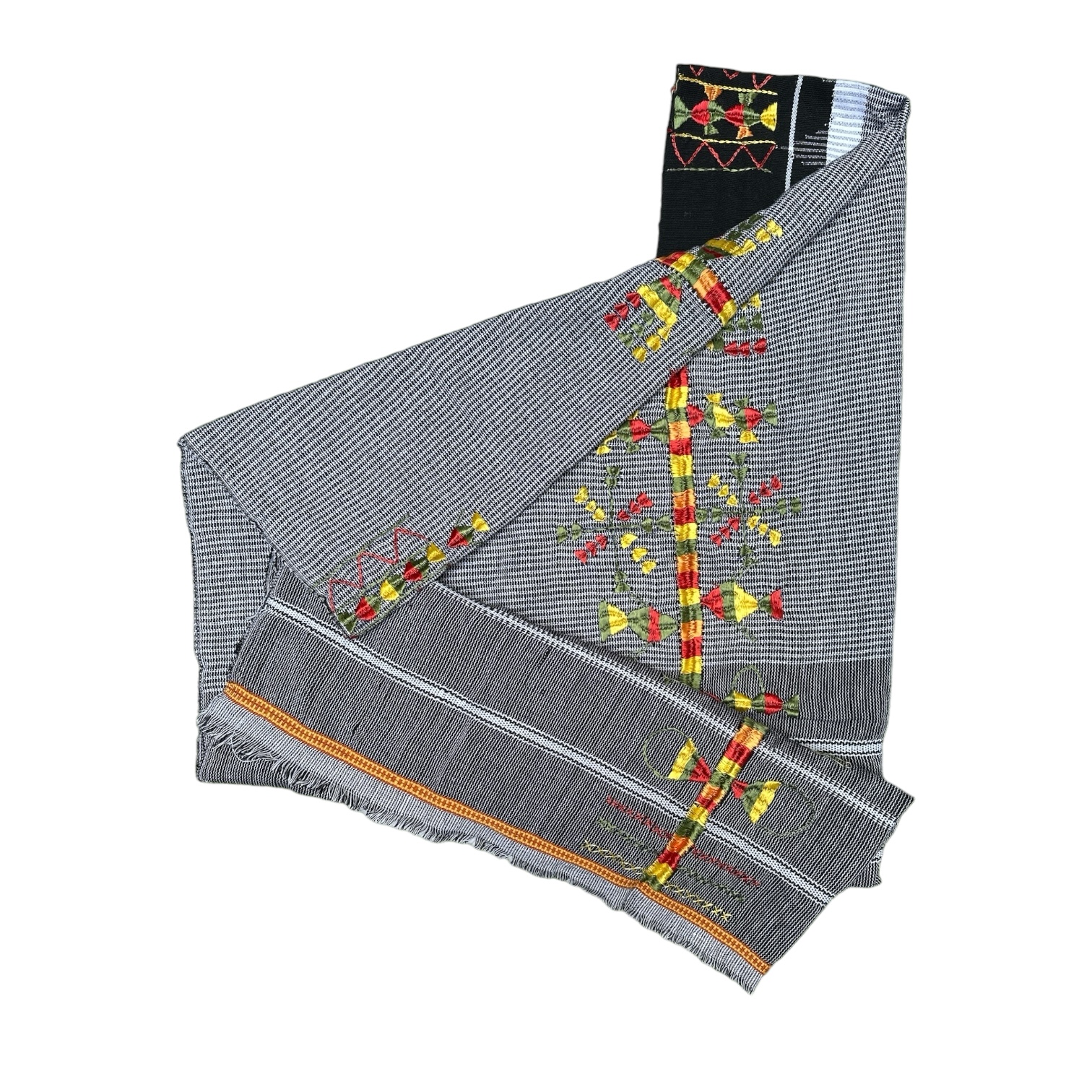 Voile Shali brodé. TexSh6. La Route des Rois. Lifestyle. Textile