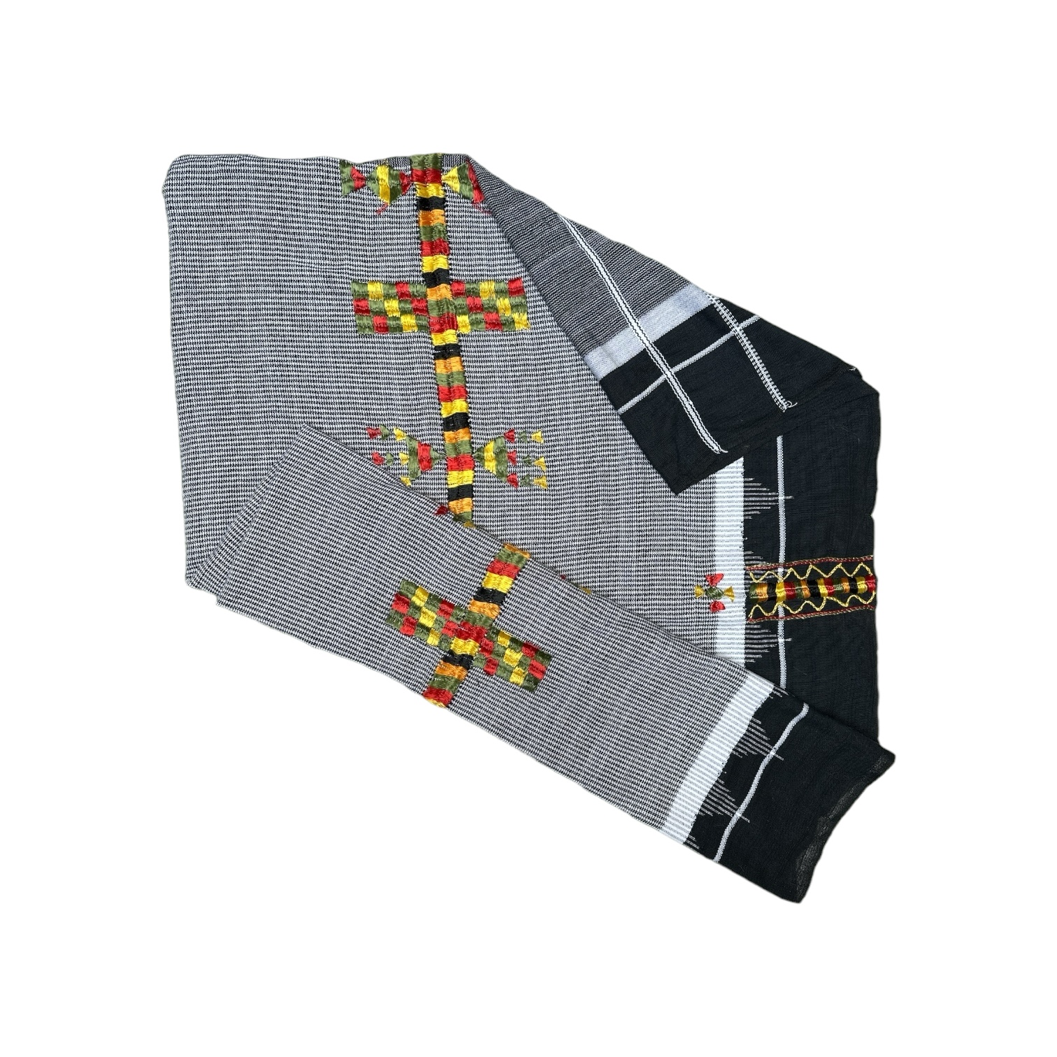Voile Shali brodé. TexSh5. La Route des Rois. Lifestyle. Textile