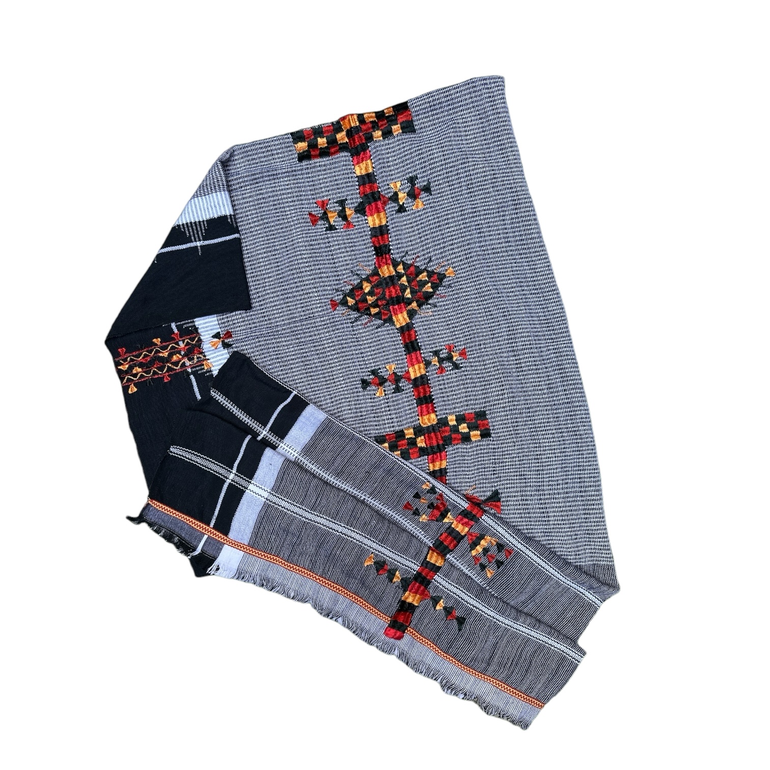Voile Shali brodé. TexSh4. La Route des Rois. Lifestyle. Textile