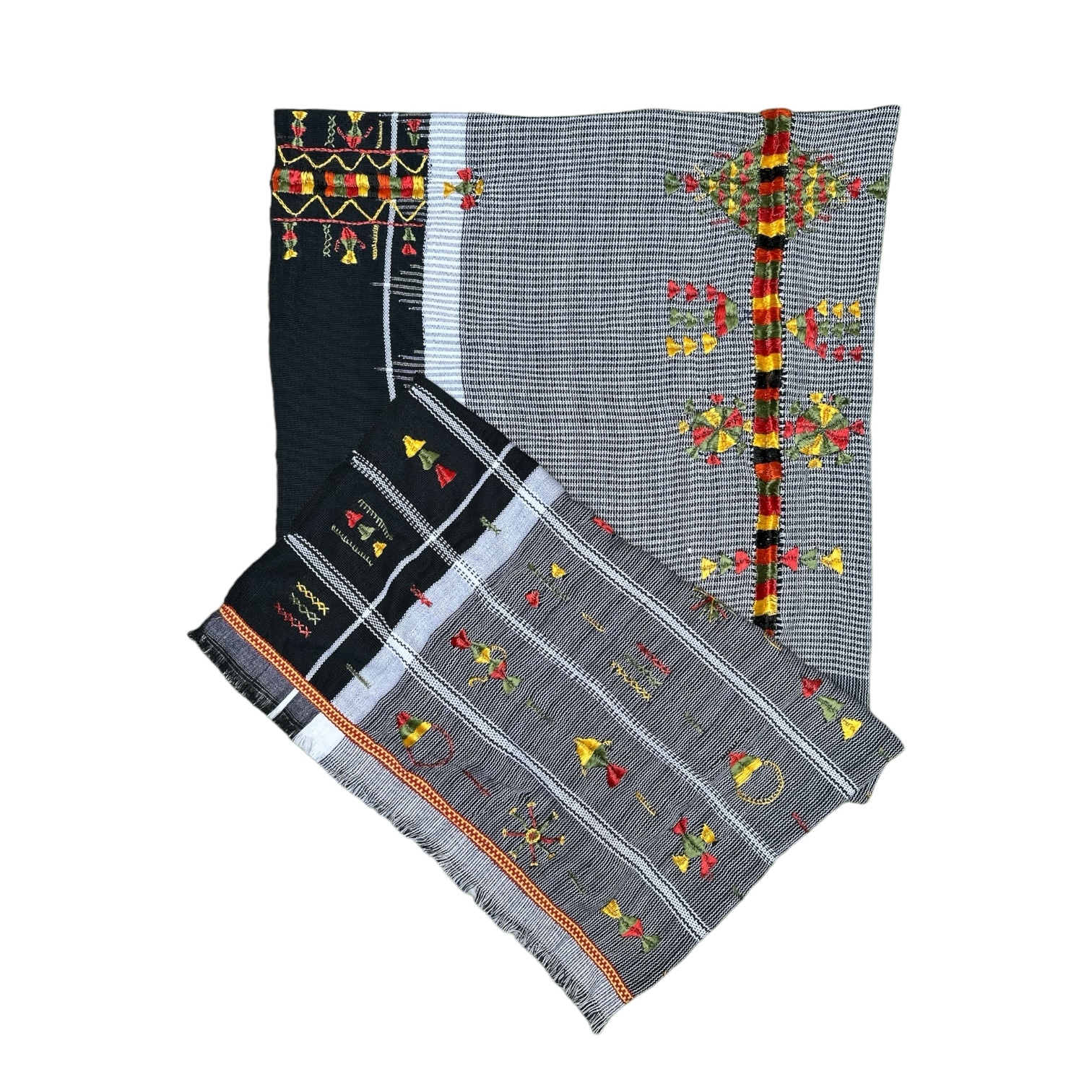 Voile Shali brodé. TexSh3. La Route des Rois. Lifestyle. Textile