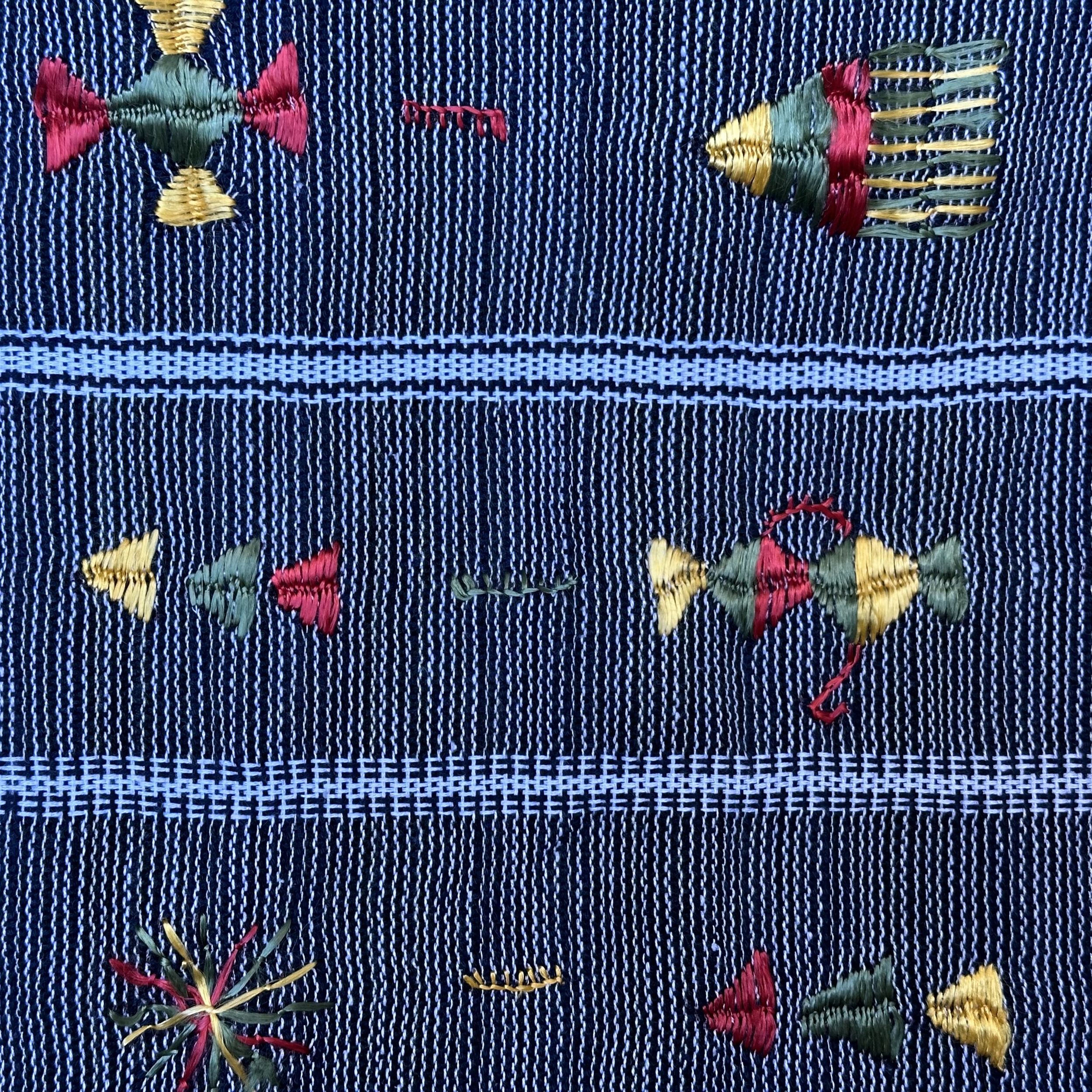 Voile Shali brodé. TexSh3. La Route des Rois. Lifestyle. Textile