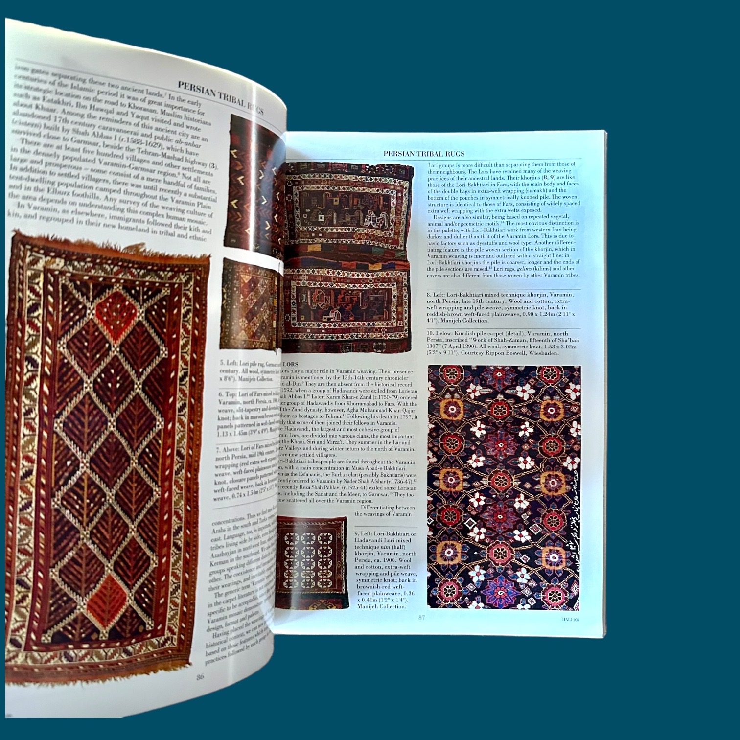 Revue : HALI. The International Magazine of Antique Carpet and Textile Art. N°106. Sept / Oct 1999. La Route des Rois. Librairie. Art. Artisanat