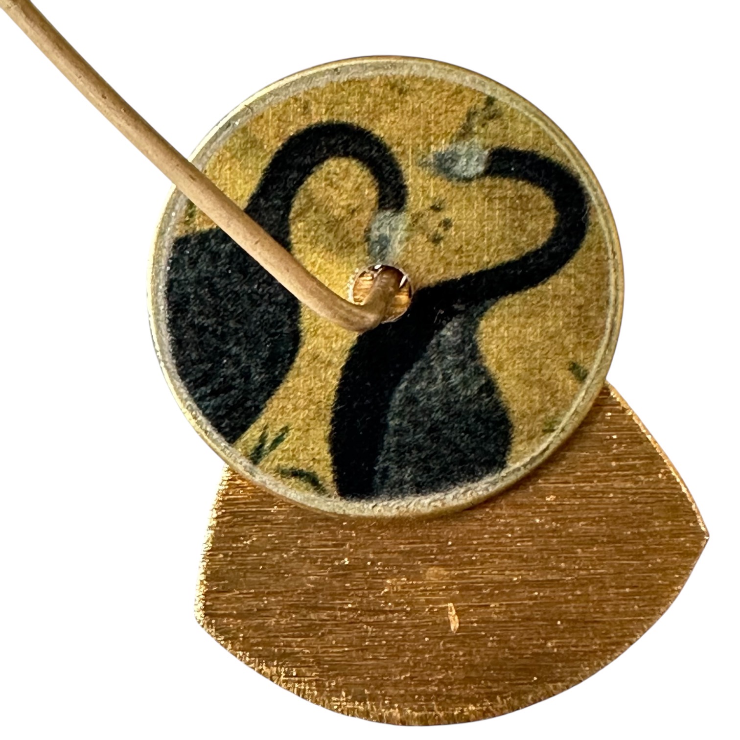 Boucles doreilles Djohar Carmin et Antique Gold. BijA1. La Route des Rois. Lifestyle. Bijoux