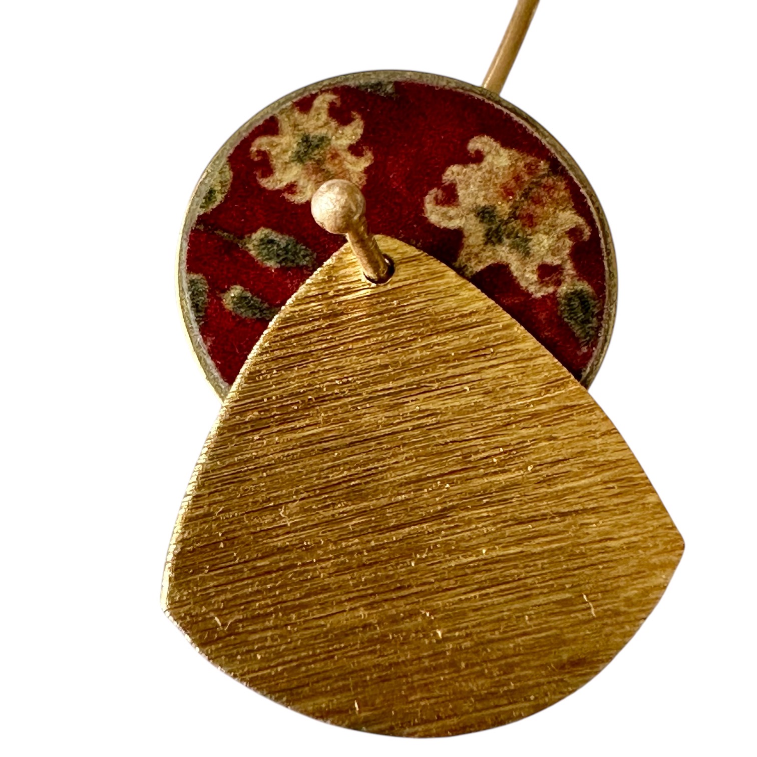 Boucles doreilles Djohar Carmin et Antique Gold. BijA1. La Route des Rois. Lifestyle. Bijoux