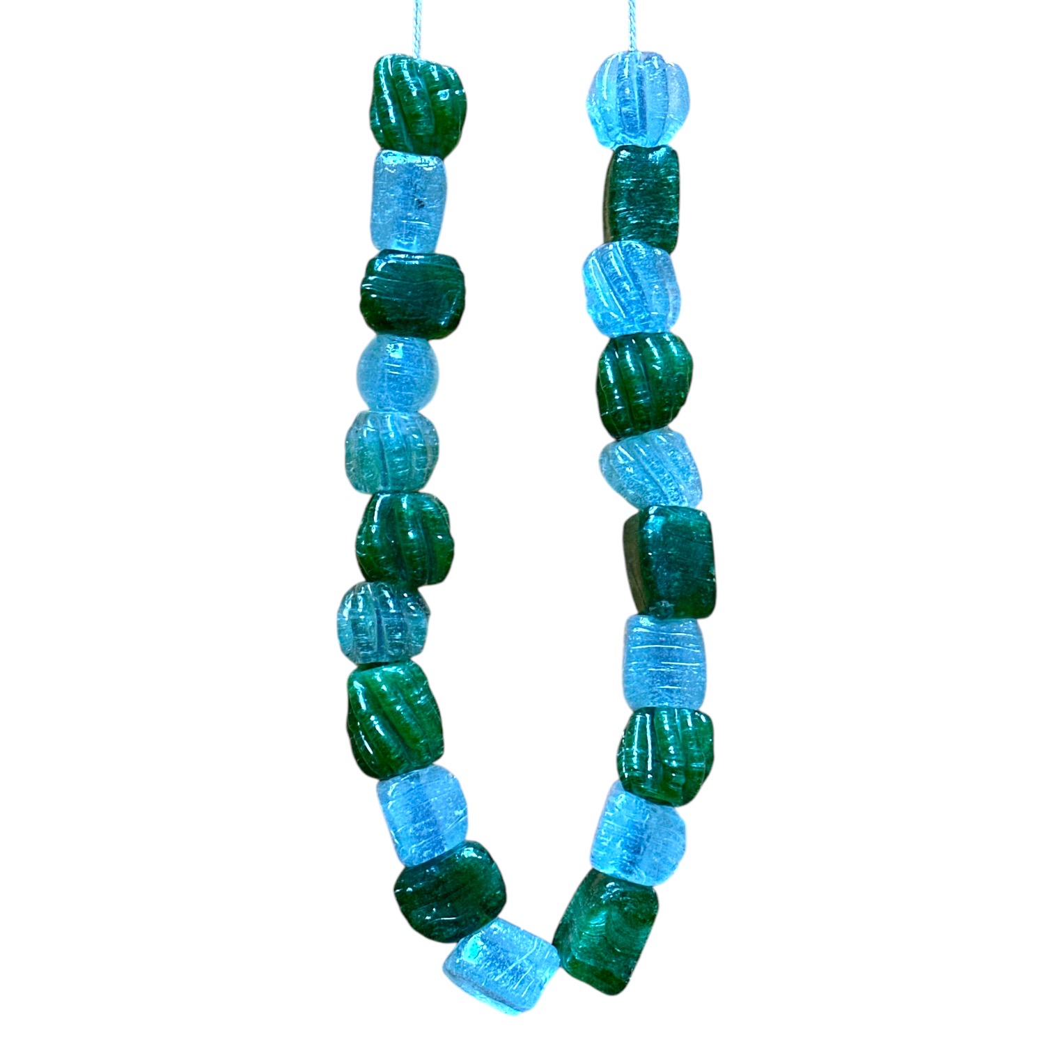 Collier Décoratif Pâte de Verre. VerCol6 La Route des Rois. Lifestyle. Pâte de Verre Décorative