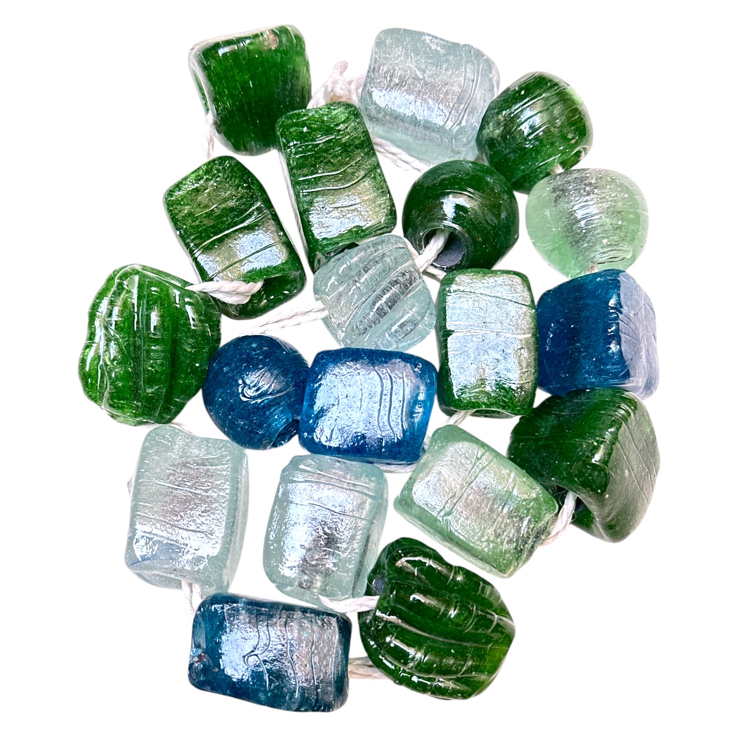 Collier Décoratif Pâte de Verre. VerCol7 La Route des Rois. Lifestyle. Pâte de Verre Décorative