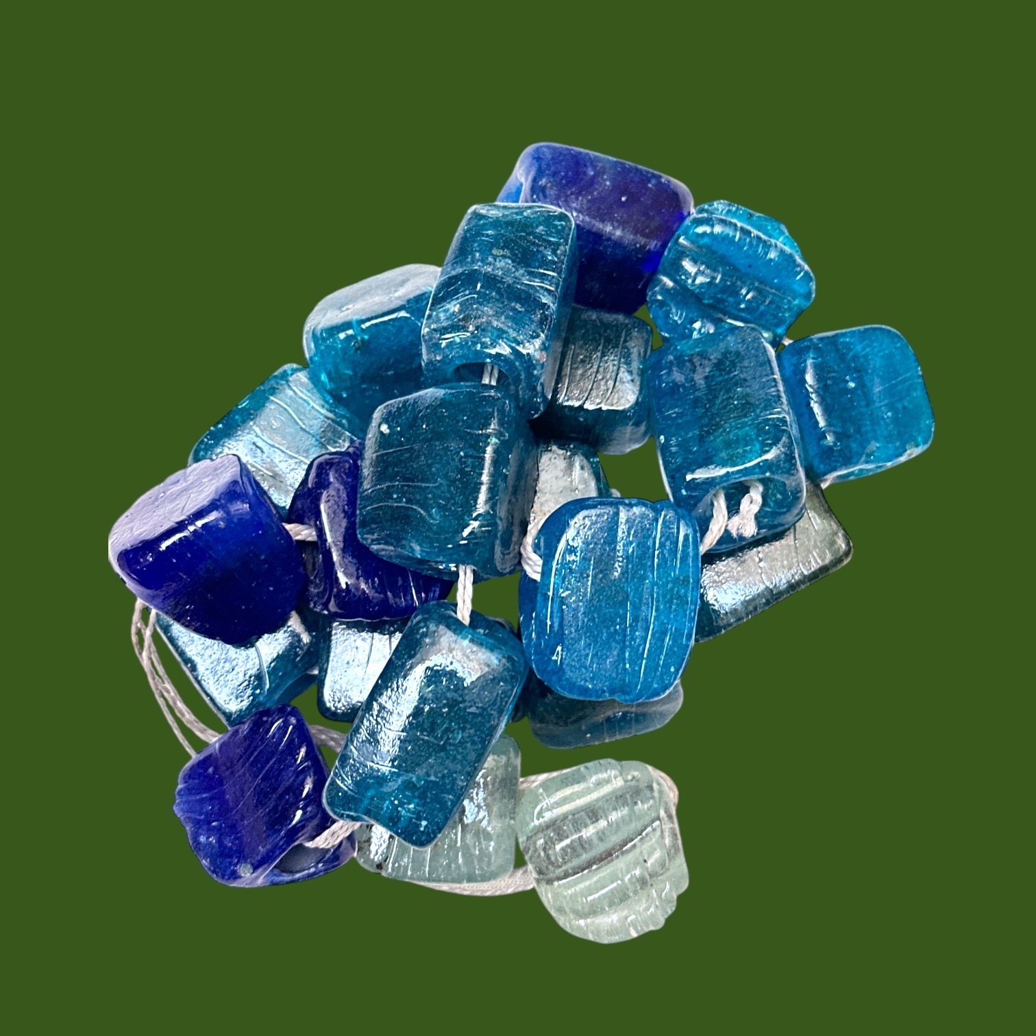 Collier Décoratif Pâte de Verre (47cm)