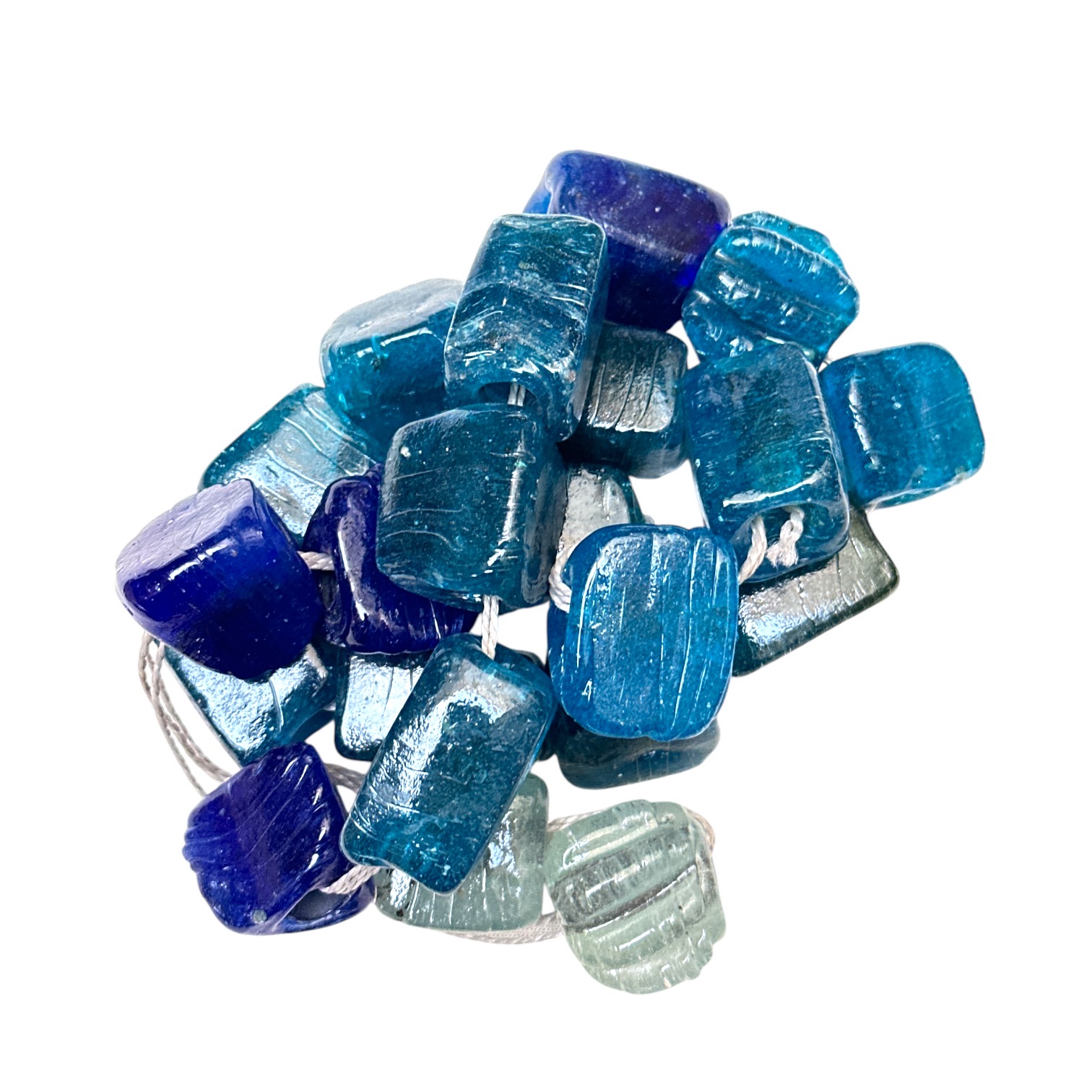 Collier Décoratif Pâte de Verre. VerCol9. La Route des Rois. Lifestyle. Pâte de Verre Décorative