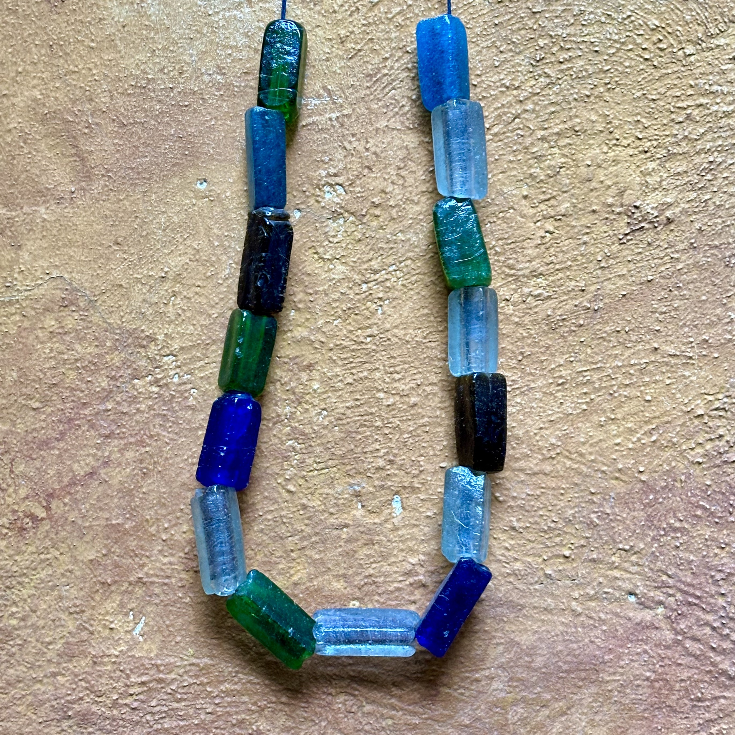 Collier Décoratif Pâte de Verre. VerCol10. La Route des Rois. Lifestyle. Pâte de Verre Décorative