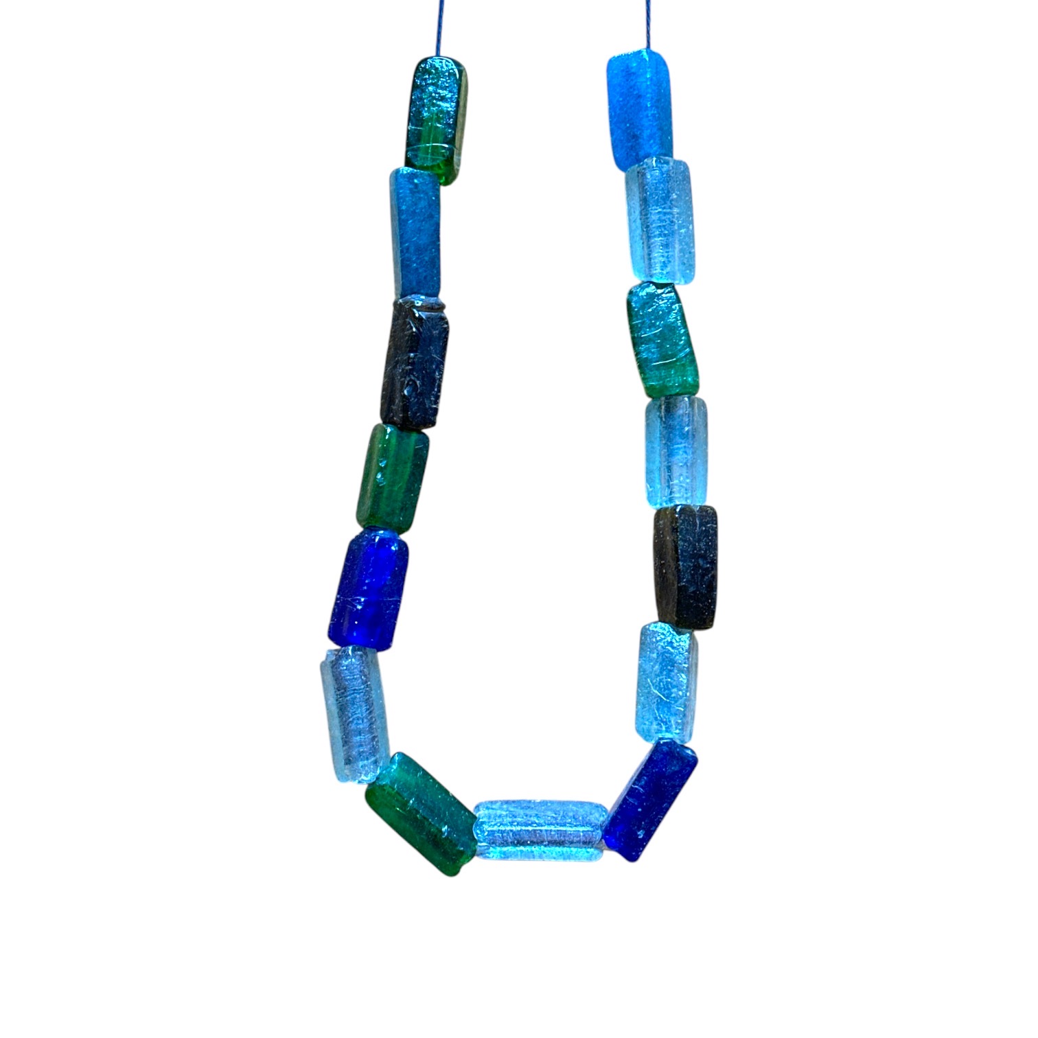 Collier Décoratif Pâte de Verre. VerCol10. La Route des Rois. Lifestyle. Pâte de Verre Décorative