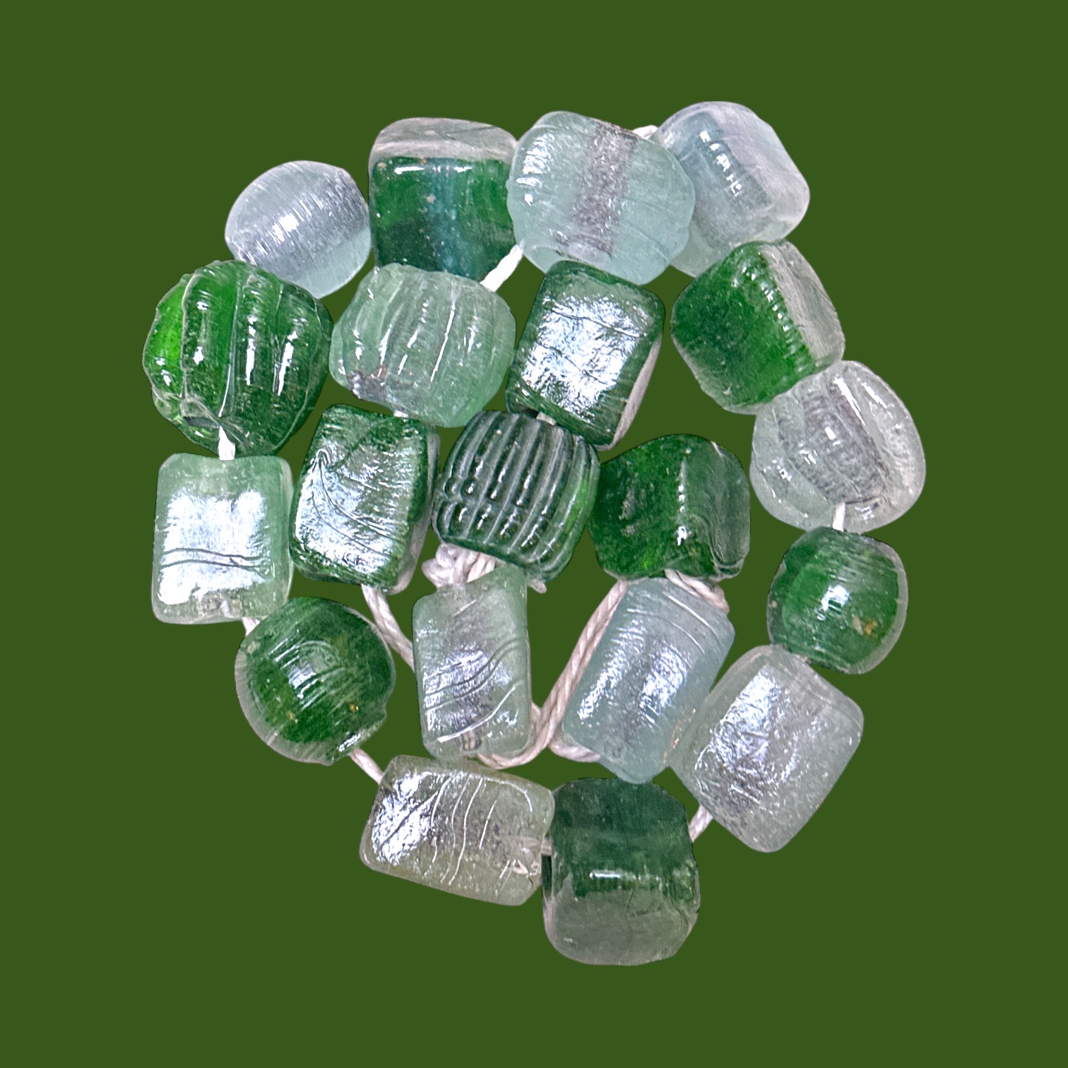 Collier Décoratif Pâte de Verre (44cm)