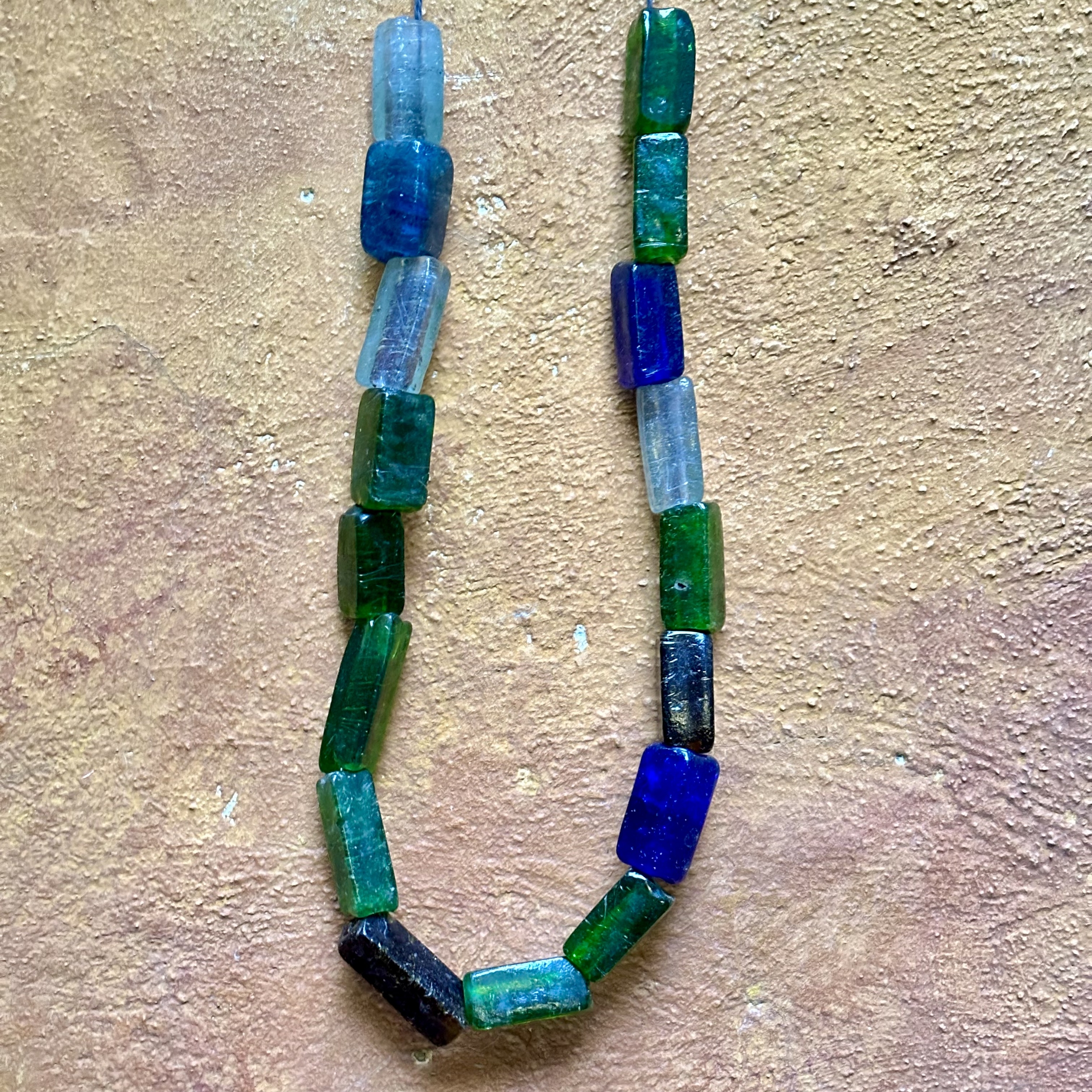 Collier Décoratif Pâte de Verre. VerCol15. La Route des Rois. Lifestyle. Pâte de Verre Décorative