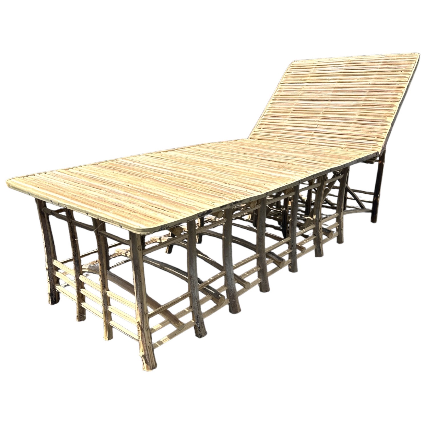Meuble Artisanal en Bois de Palmier Dattier-Chaise Longue New Paloma-Egypte. MobNPCl. La Route des Rois. Lifestyle. Mobilier artisanal