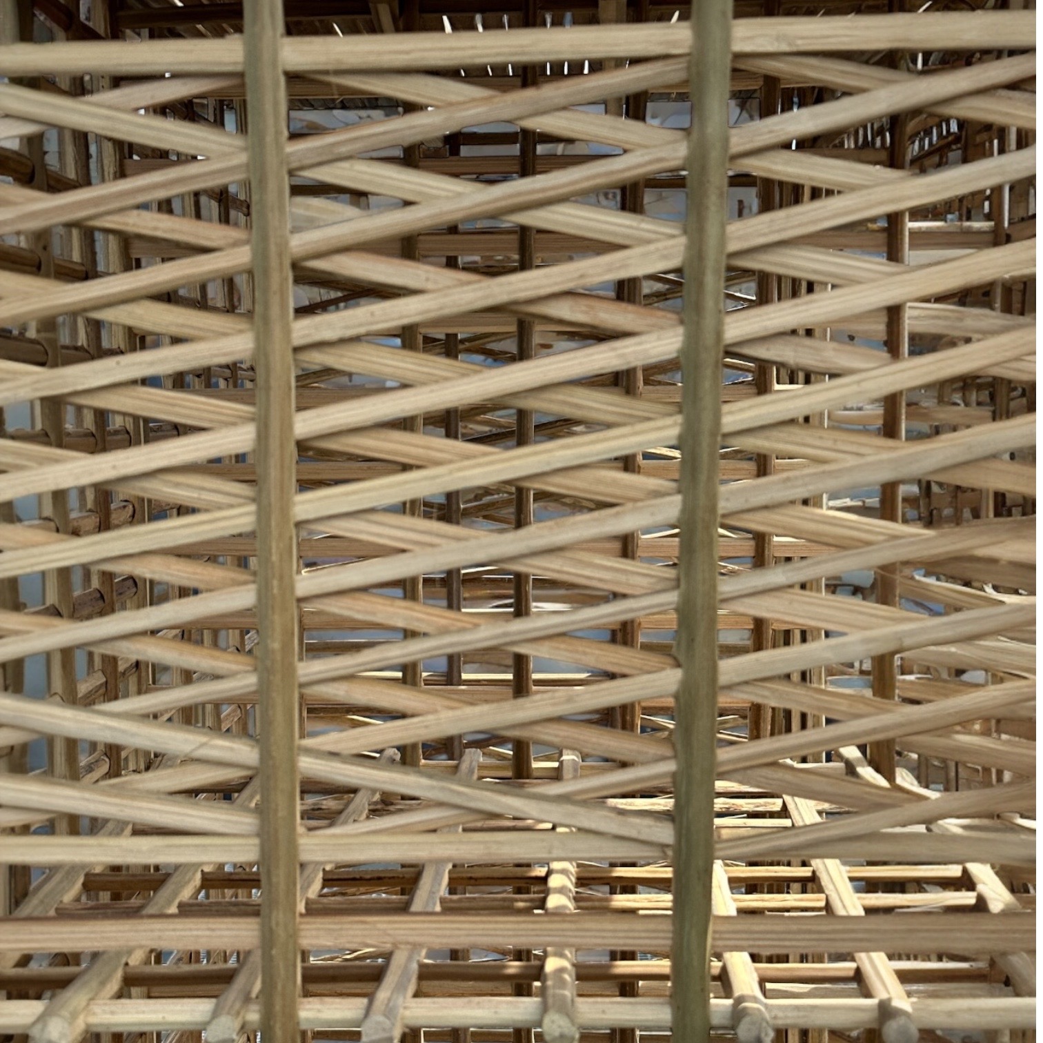 Meuble Artisanal en Bois de Palmier Dattier-Etagere Hadiran-Egypte. MobPHA. La Route des Rois. Lifestyle. Mobilier artisanal