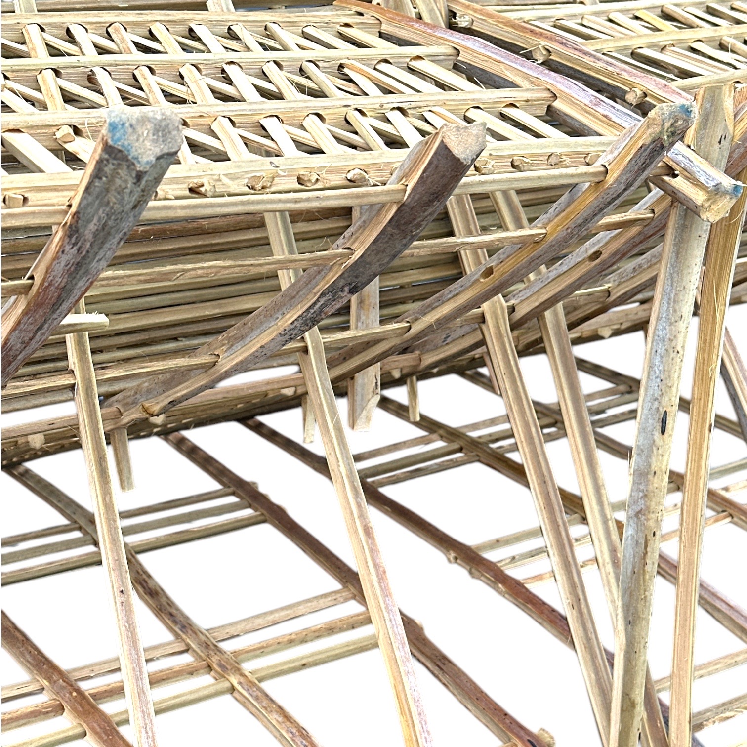 Meuble Artisanal en Bois de Palmier Dattier-banquette Thiqa-Egypte. La Route des Rois. Lifestyle. Mobilier artisanal