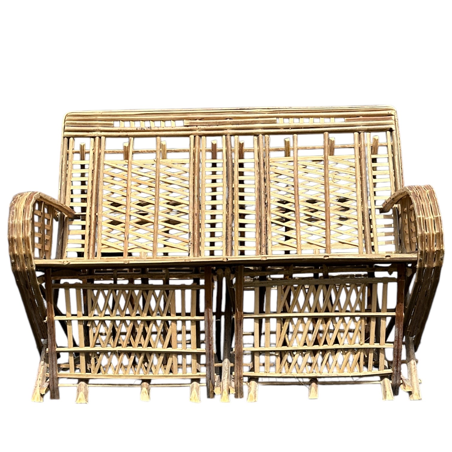 Meuble Artisanal en Bois de Palmier Dattier-banquette Thiqa-Egypte. La Route des Rois. Lifestyle. Mobilier artisanal
