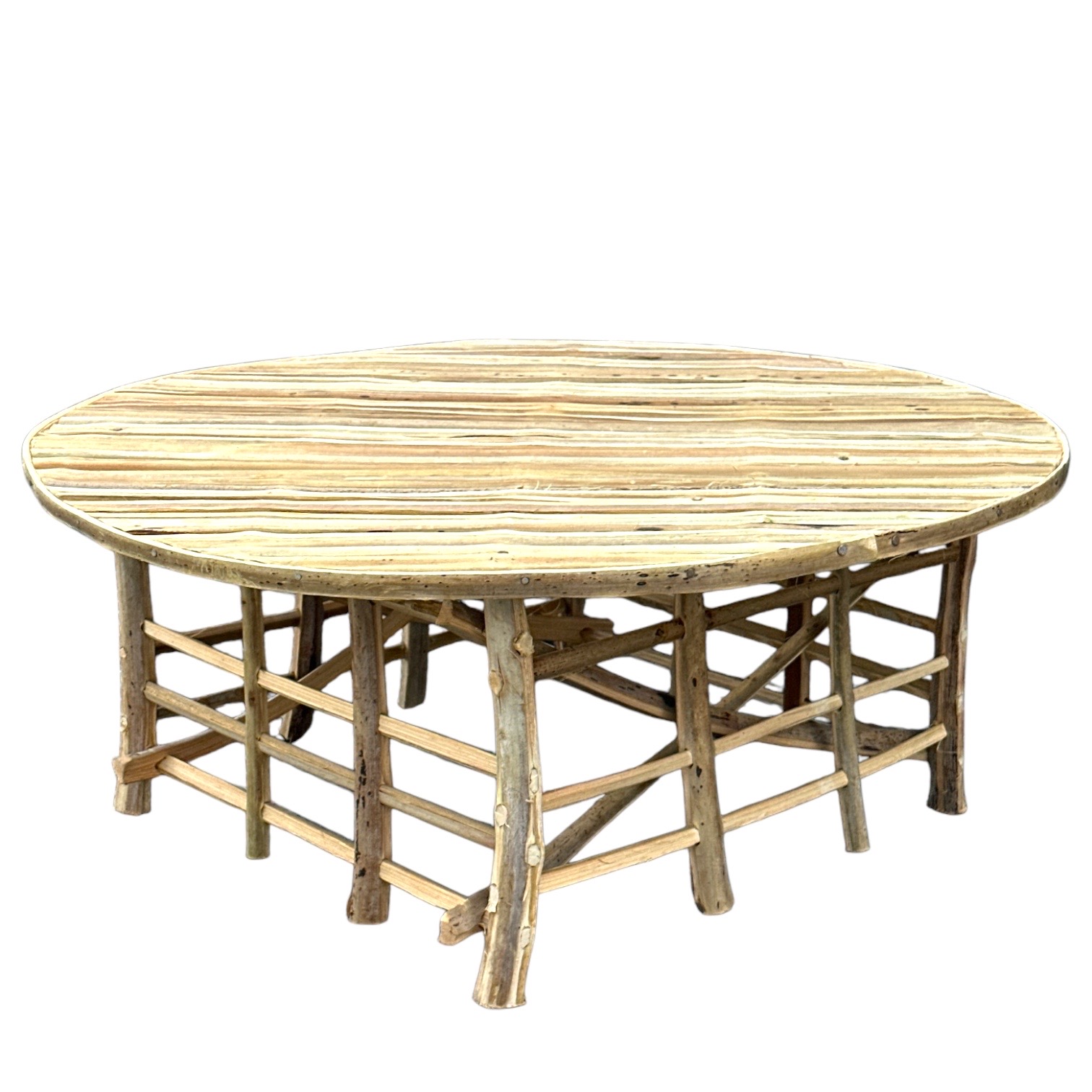 Meuble Artisanal en Bois de Palmier Dattier-Table basse Nadim-Egypte. La Route des Rois. Lifestyle. Mobilier artisanal