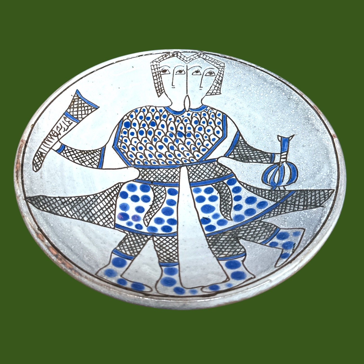 Plat Céramique Ecole du Fayoum (28x7cm)