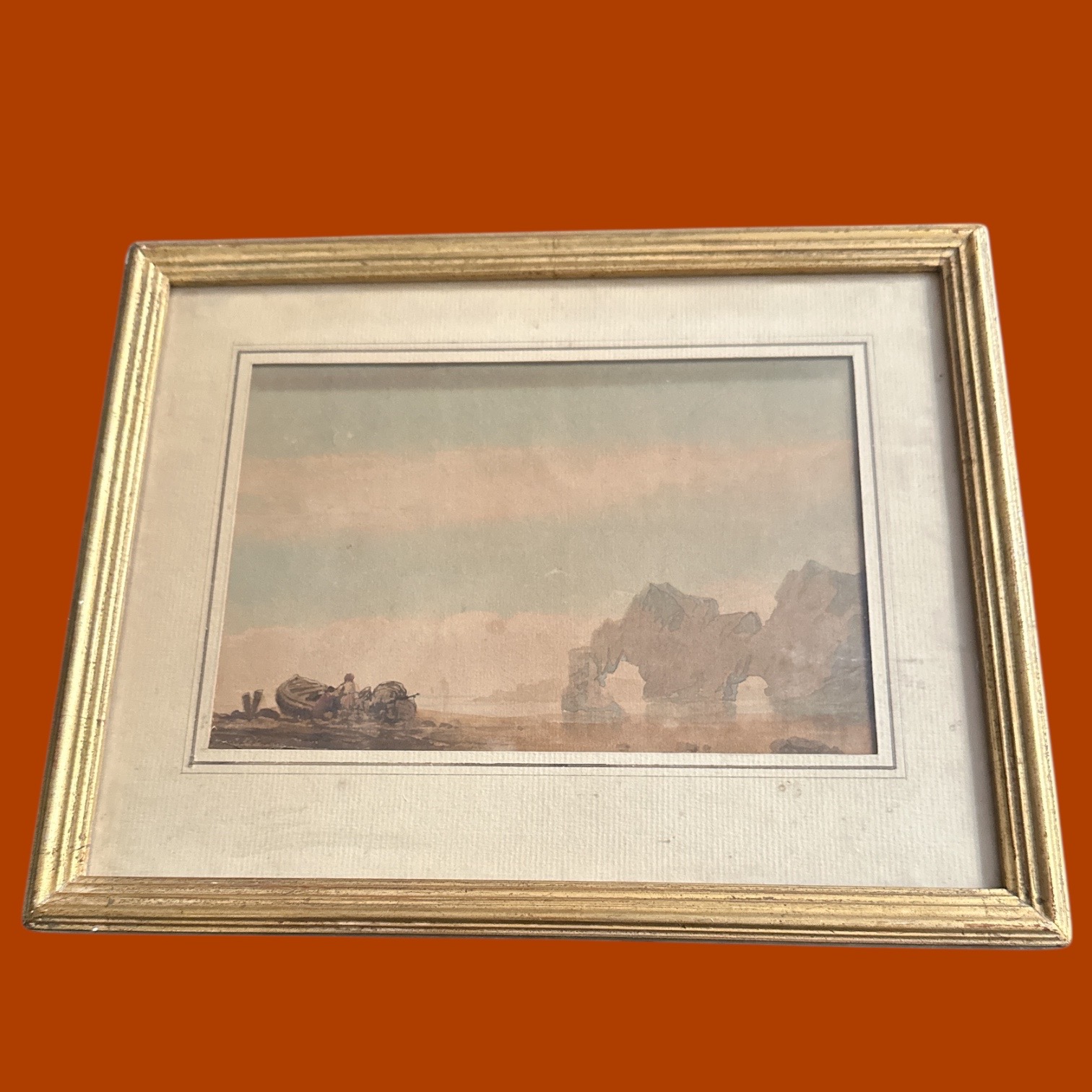 Aquarelle par Jules Jamin vers 1855 (23x28cm)