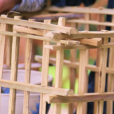 Meuble Artisanal en Bois de Palmier Dattier-cagette khashabi-Egypte. MobPKC. La Route des Rois. Lifestyle. Mobilier artisanal