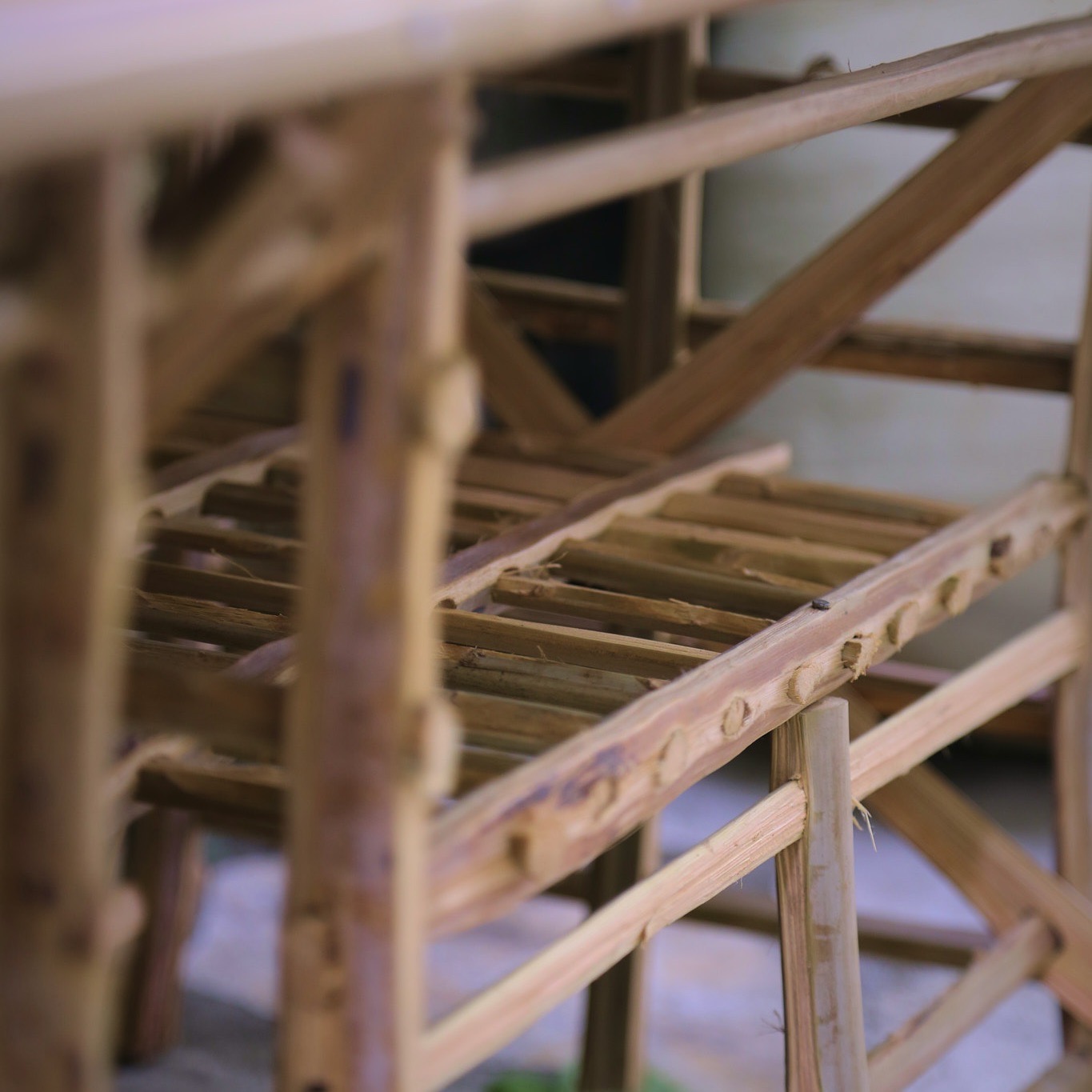 Meuble Artisanal en Bois de Palmier Dattier-Banc Salam. MobSB. La Route des Rois. Lifestyle. Mobilier artisanal